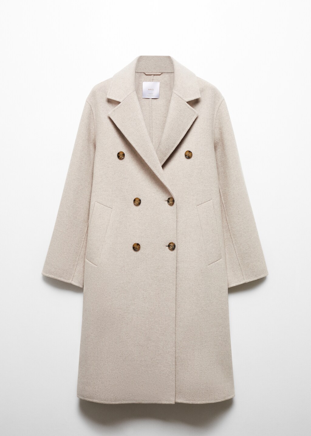 Handmade oversized wool coat - Women | MANGO OUTLET USA