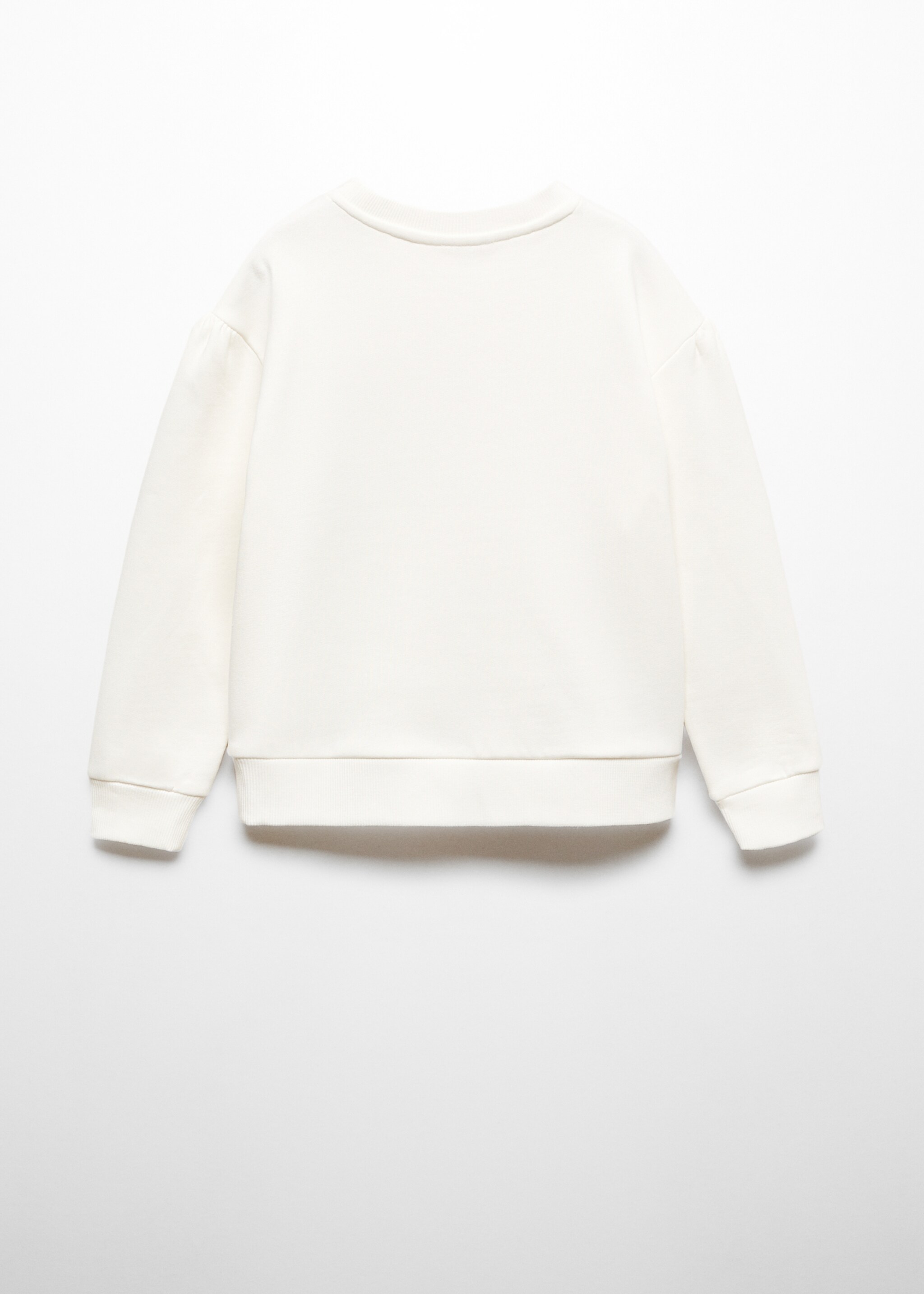 Printed cotton sweatshirt - Reverse of the article