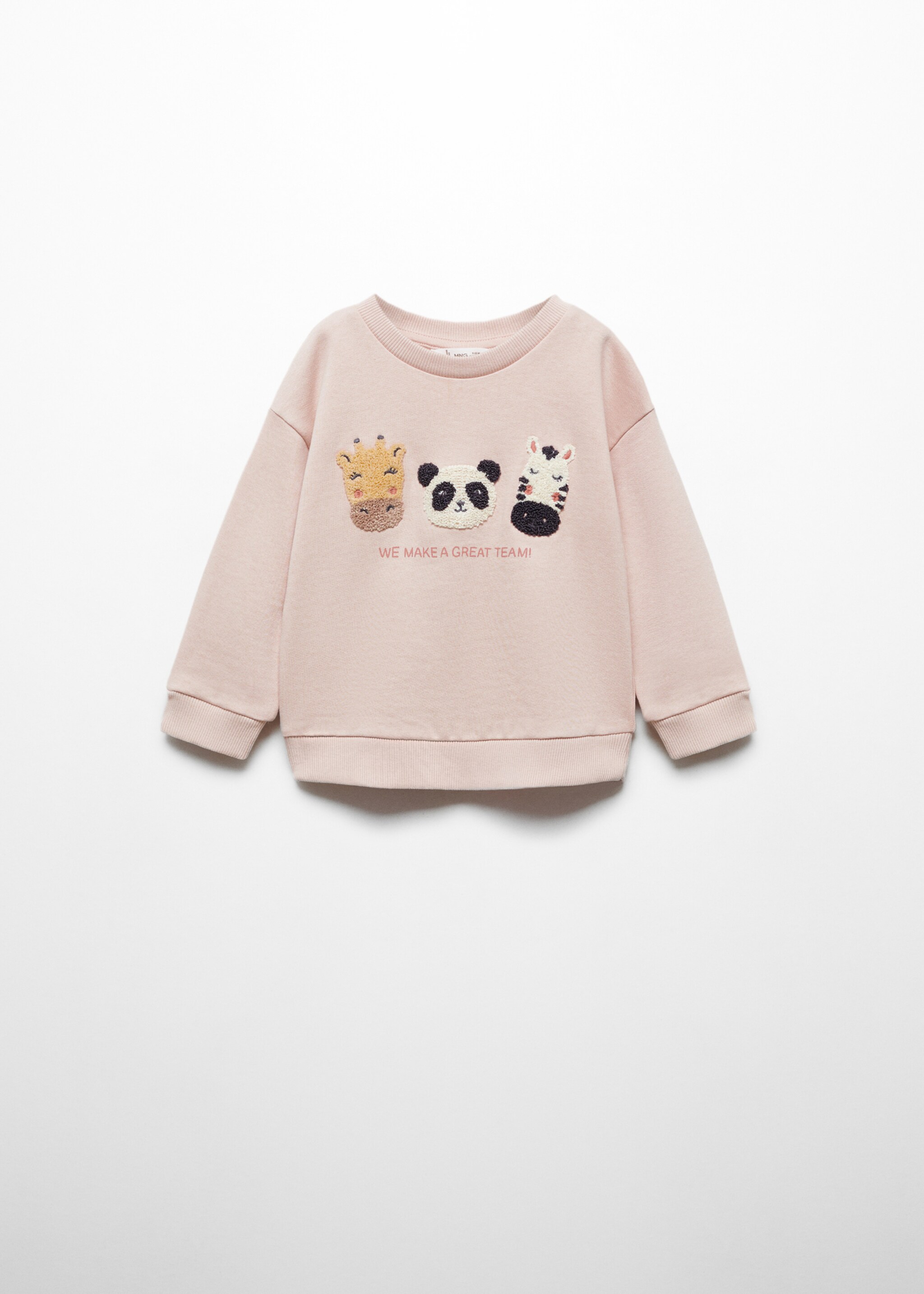 Embroidered drawing sweatshirt - Article without model