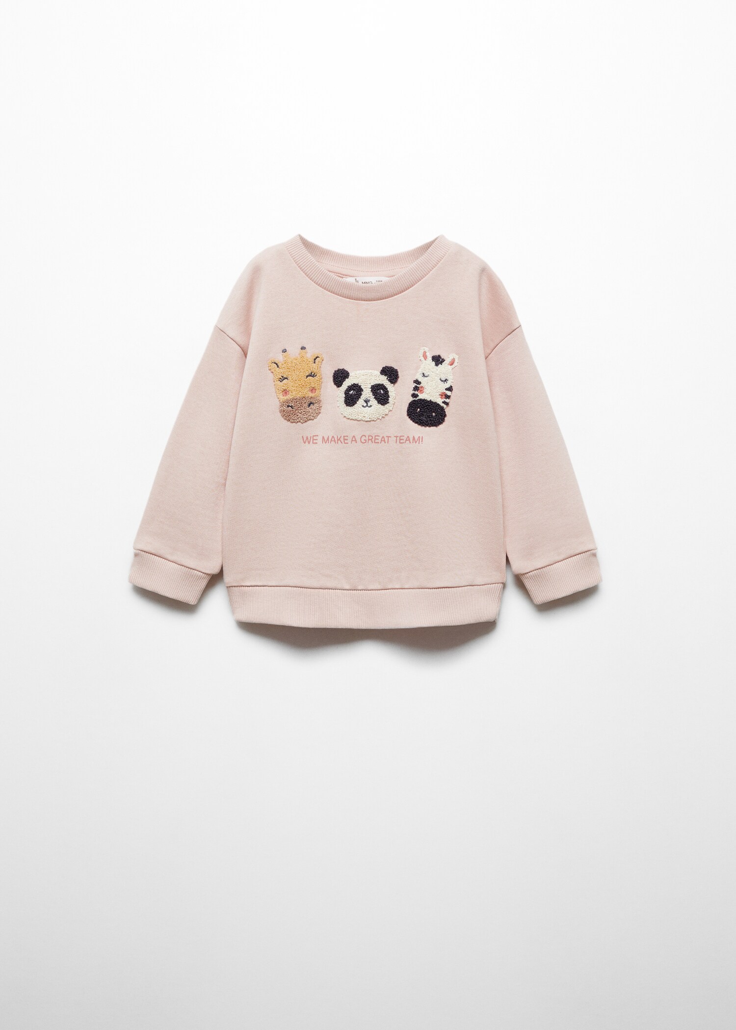 Embroidered drawing sweatshirt - Article without model