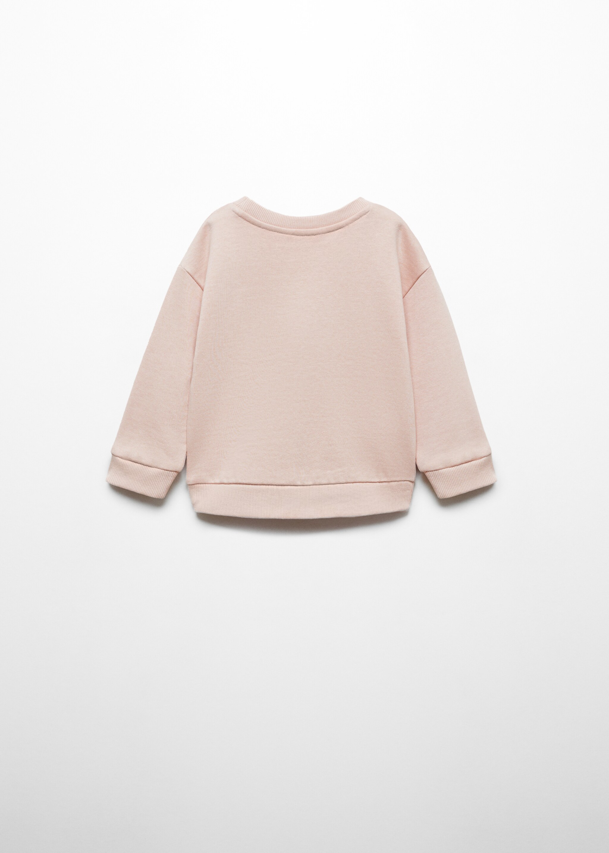 Embroidered drawing sweatshirt - Reverse of the article