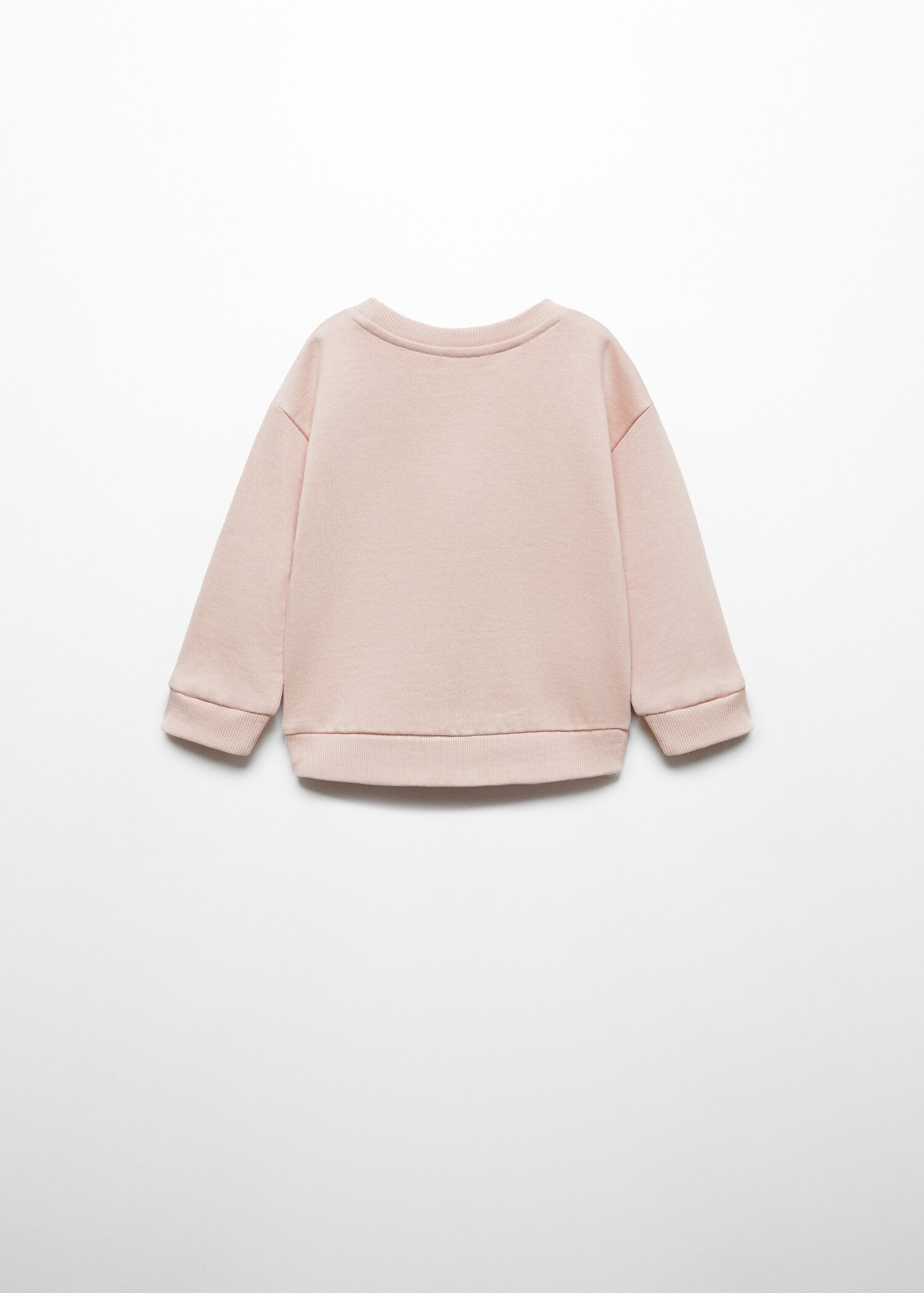 Embroidered drawing sweatshirt - Reverse of the article