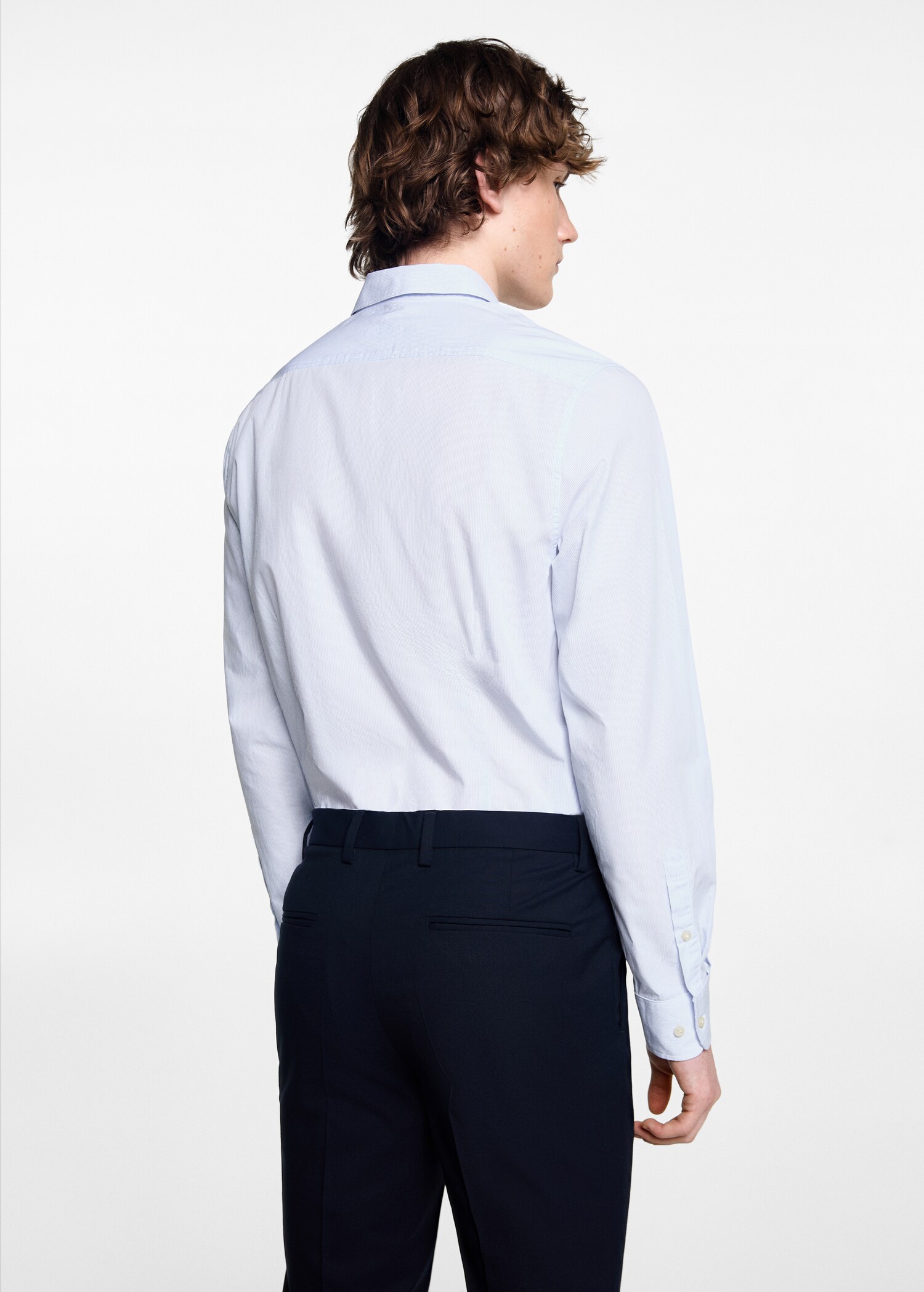 Oxford cotton shirt - Reverse of the article