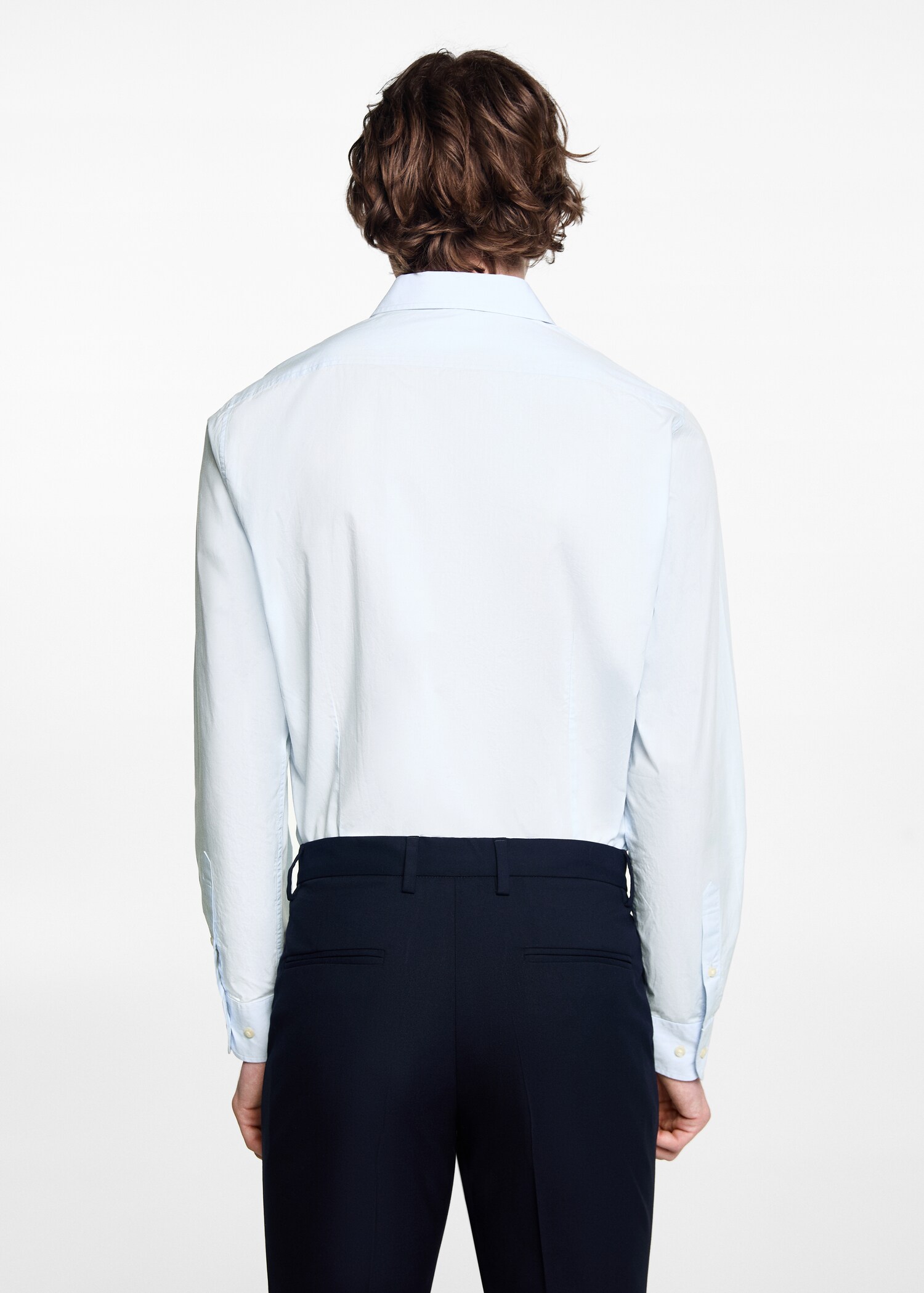 Oxford cotton shirt - Reverse of the article