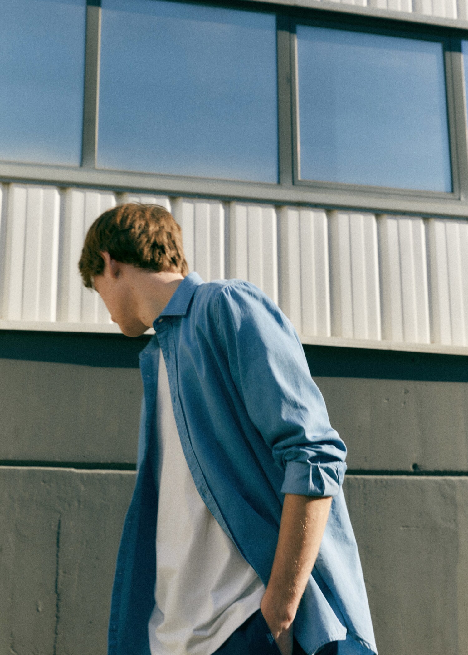 Camisa regular fit denim - Detalle del artículo 6