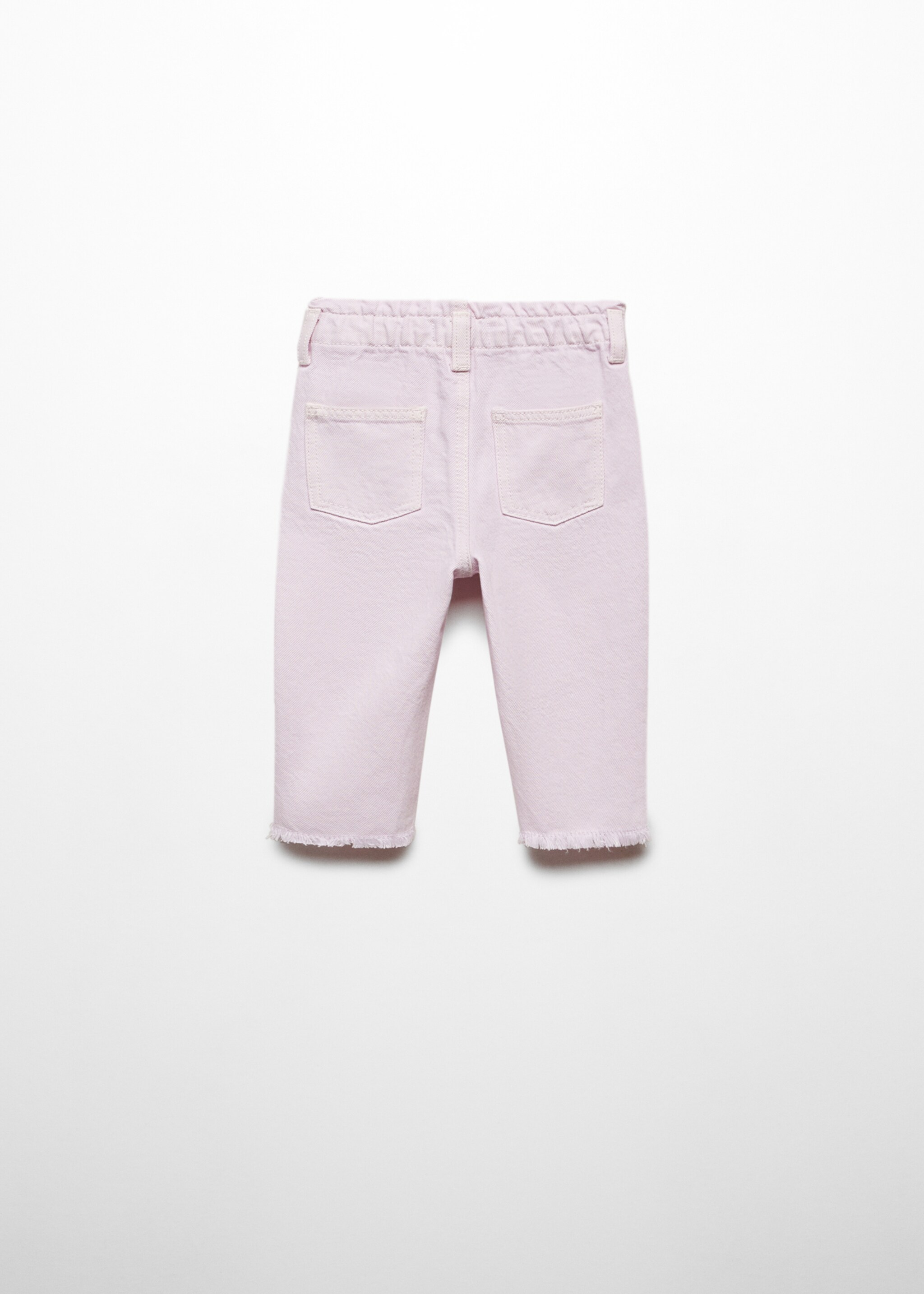 Paperbag jeans - Reverse of the article