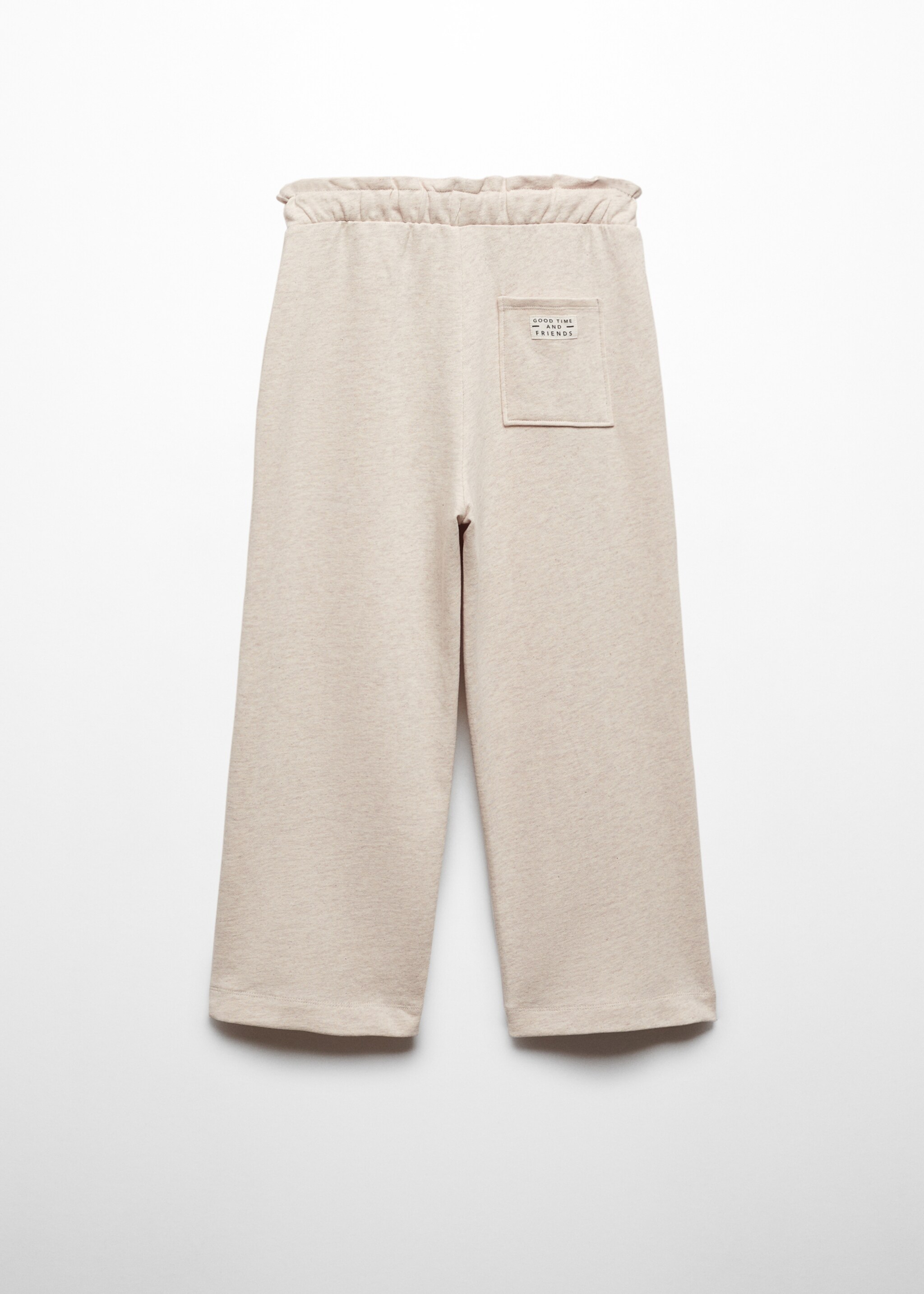 Cotton culotte trousers - Reverse of the article
