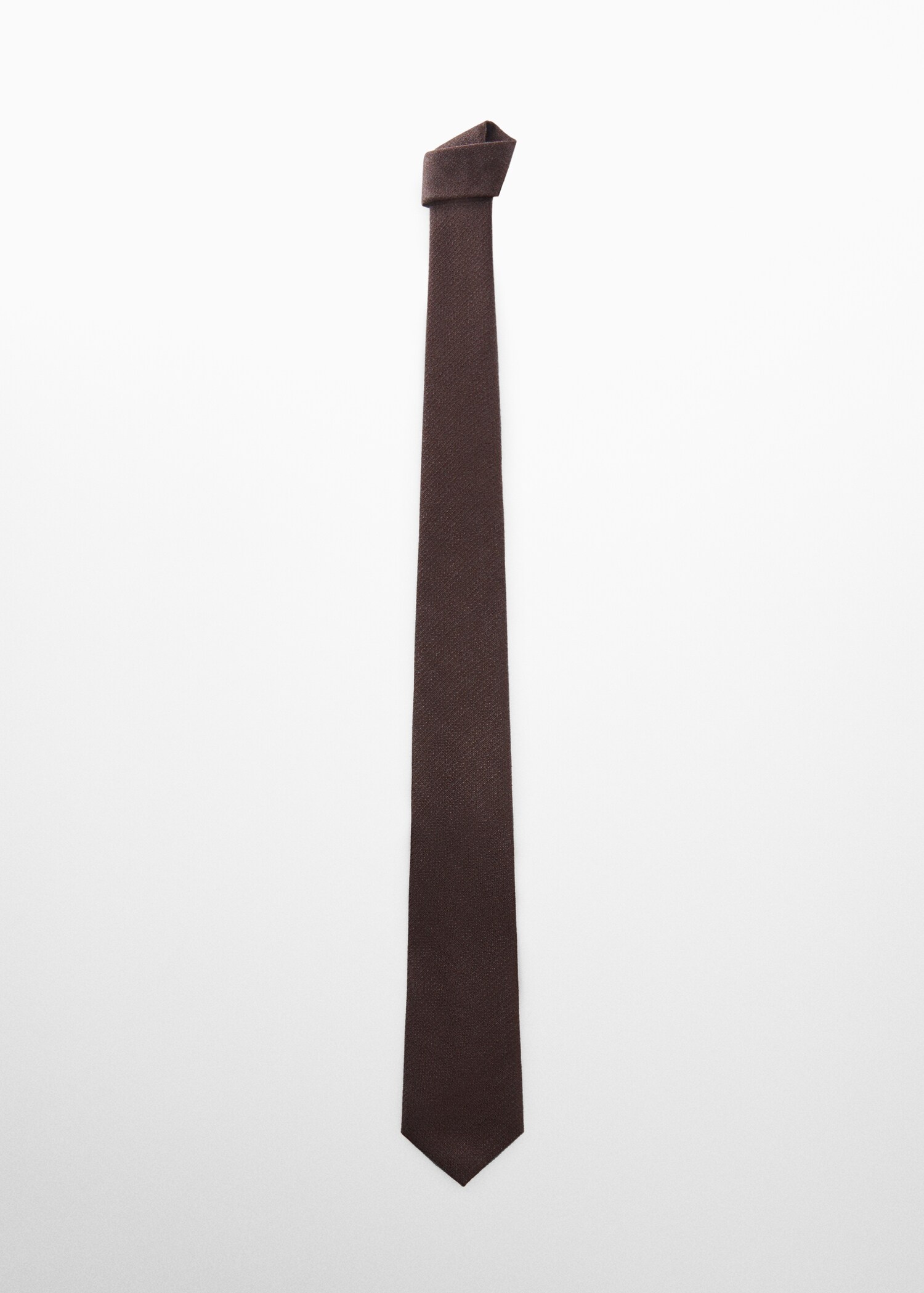 Structured cotton tie - Article without model