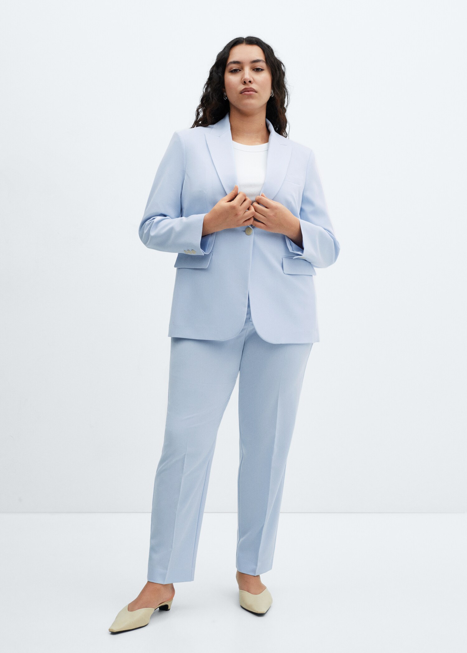 Straight suit trousers - Details of the article 3