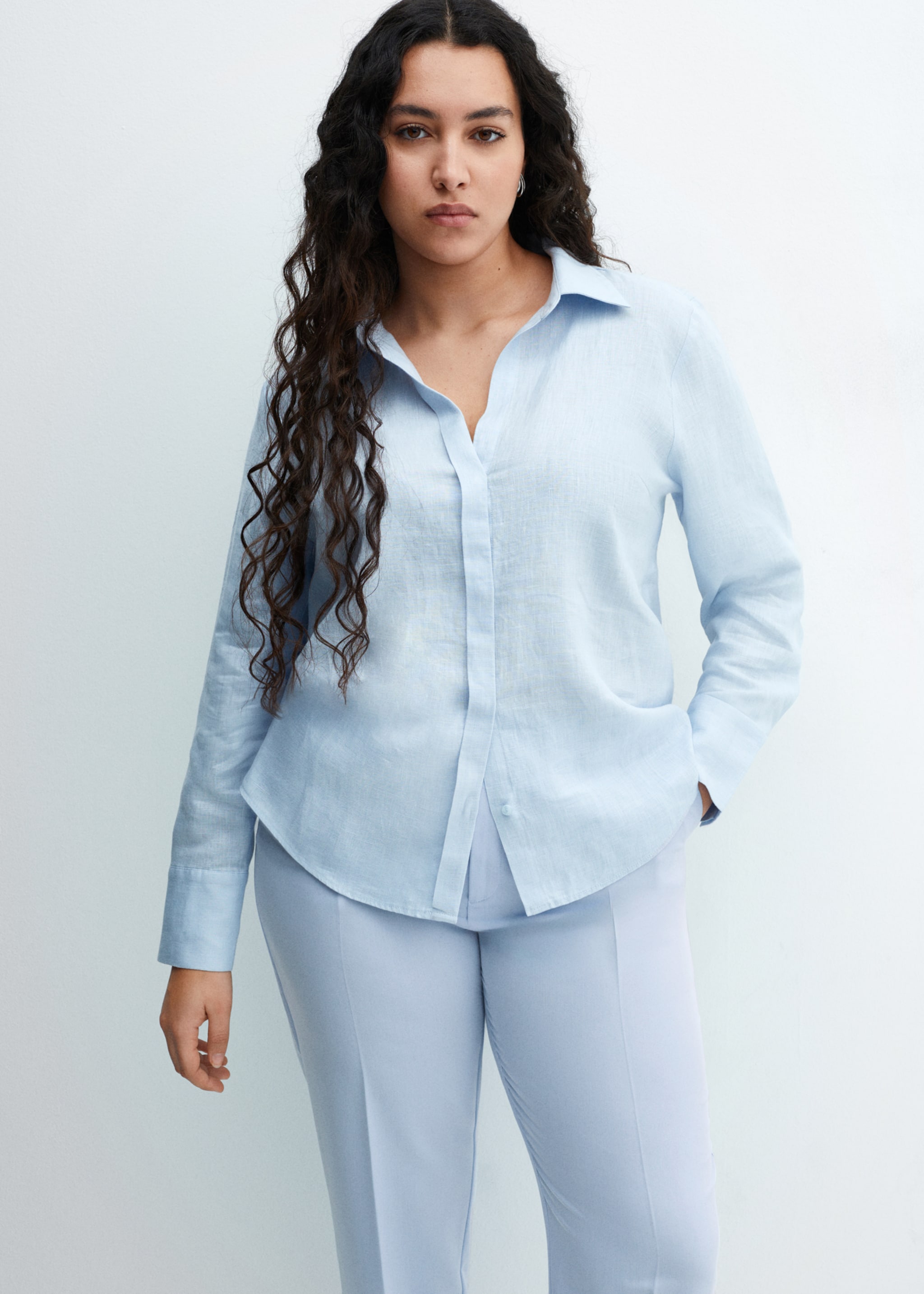 Straight suit trousers - Details of the article 5