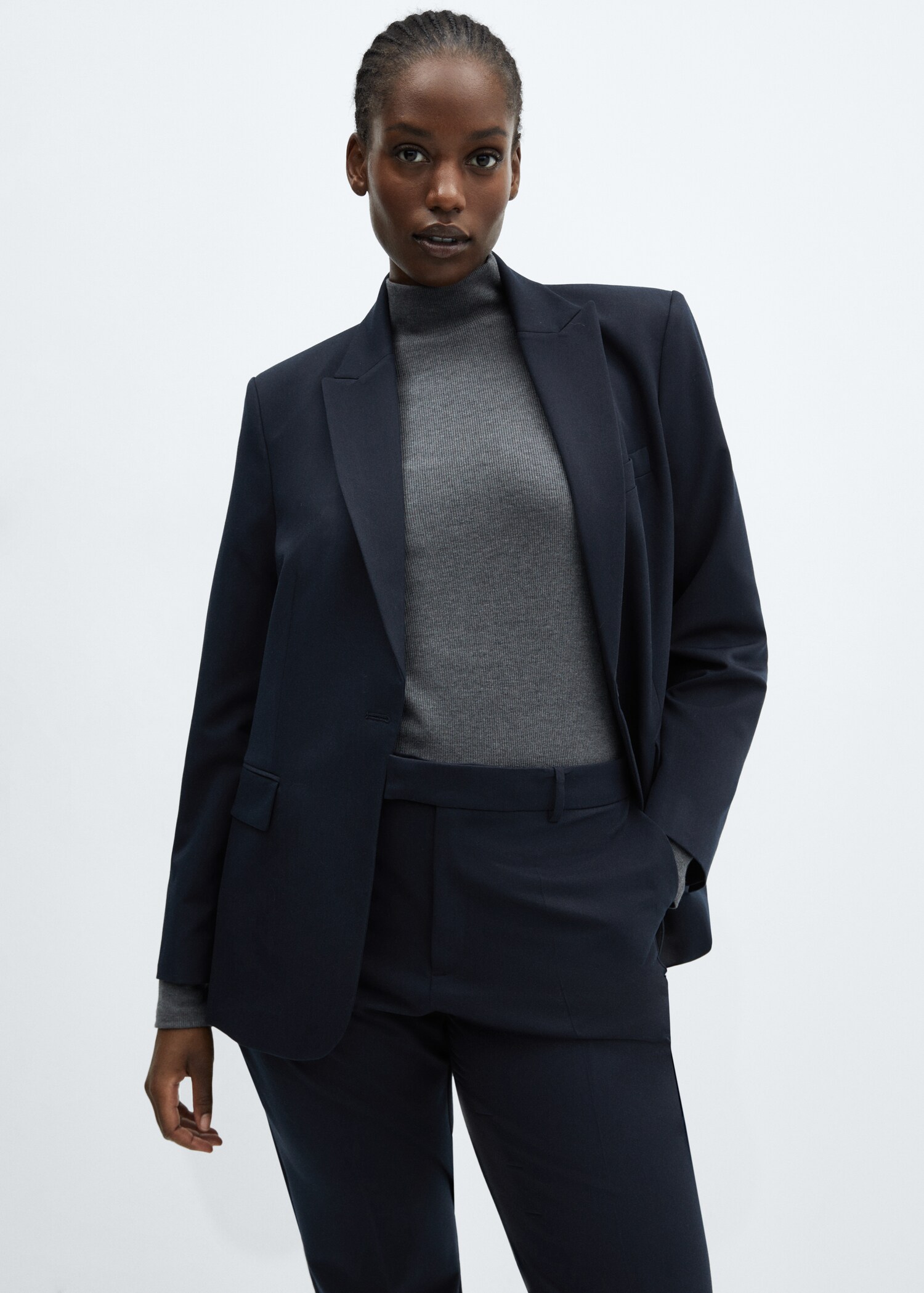 Straight suit trousers - Details of the article 5