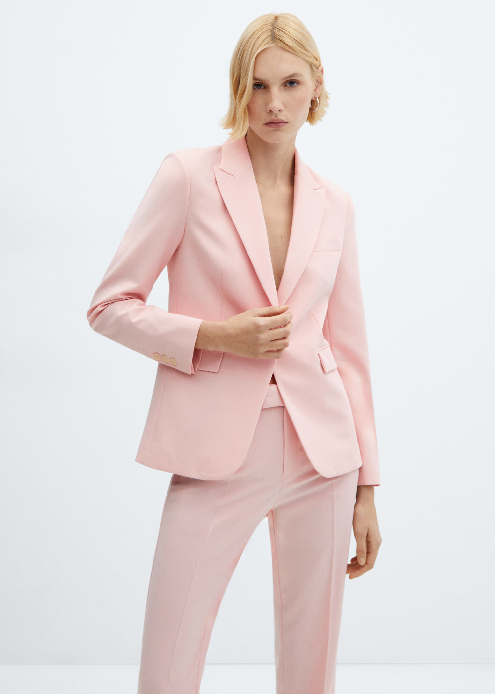Straight suit trousers - Details of the article 1