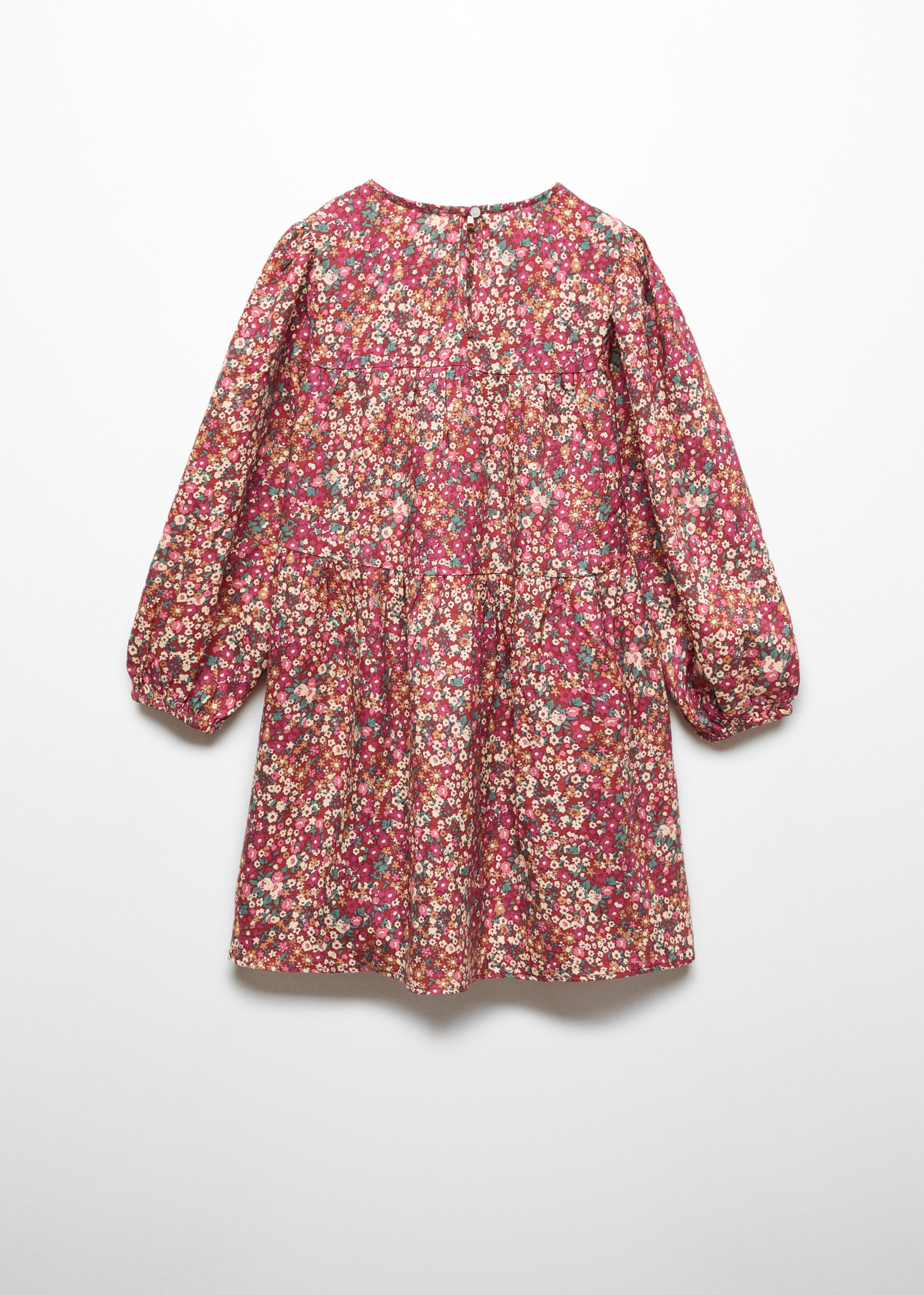 Flower print dress - Reverse of the article
