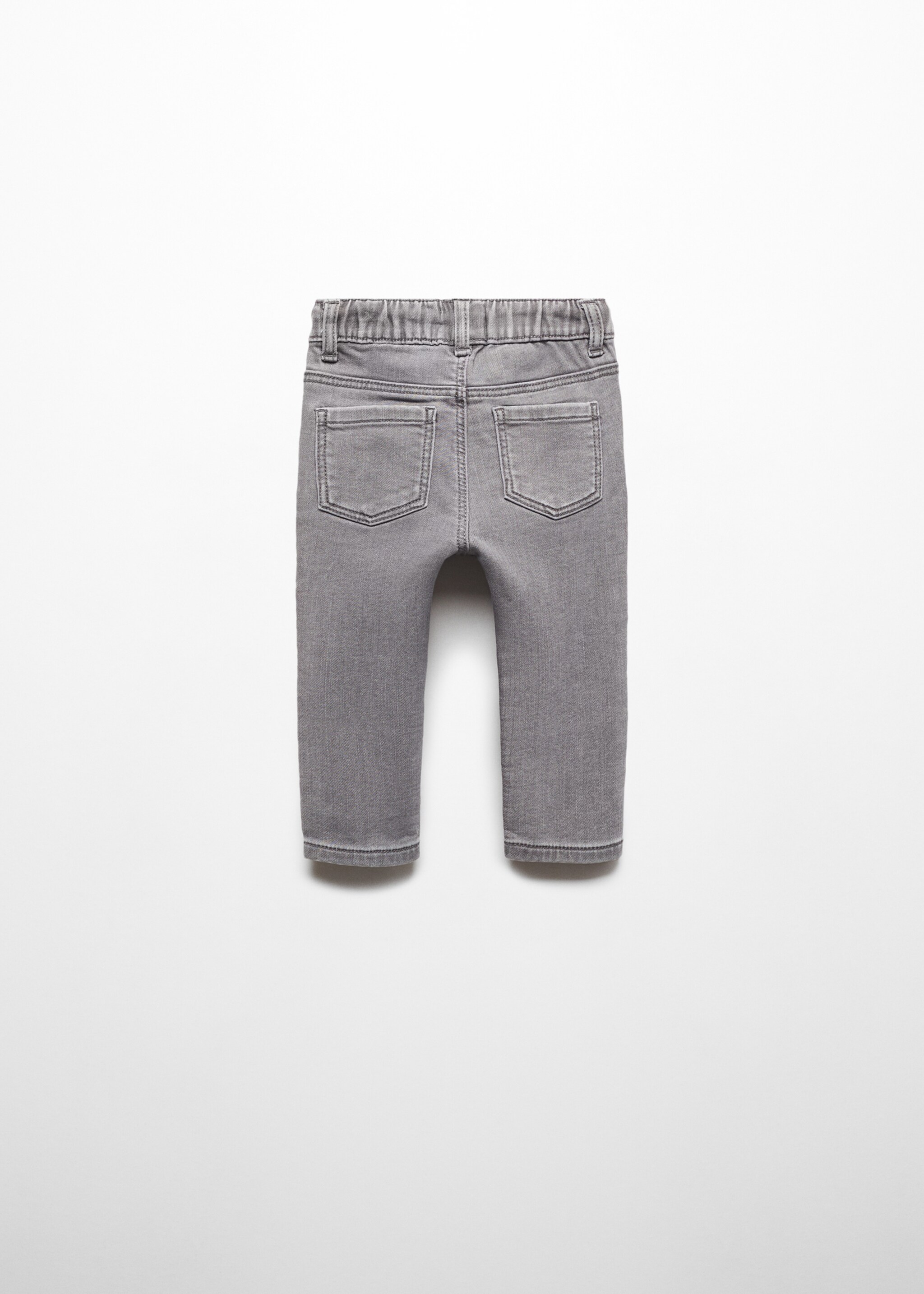 Drawstring waist jeans - Reverse of the article