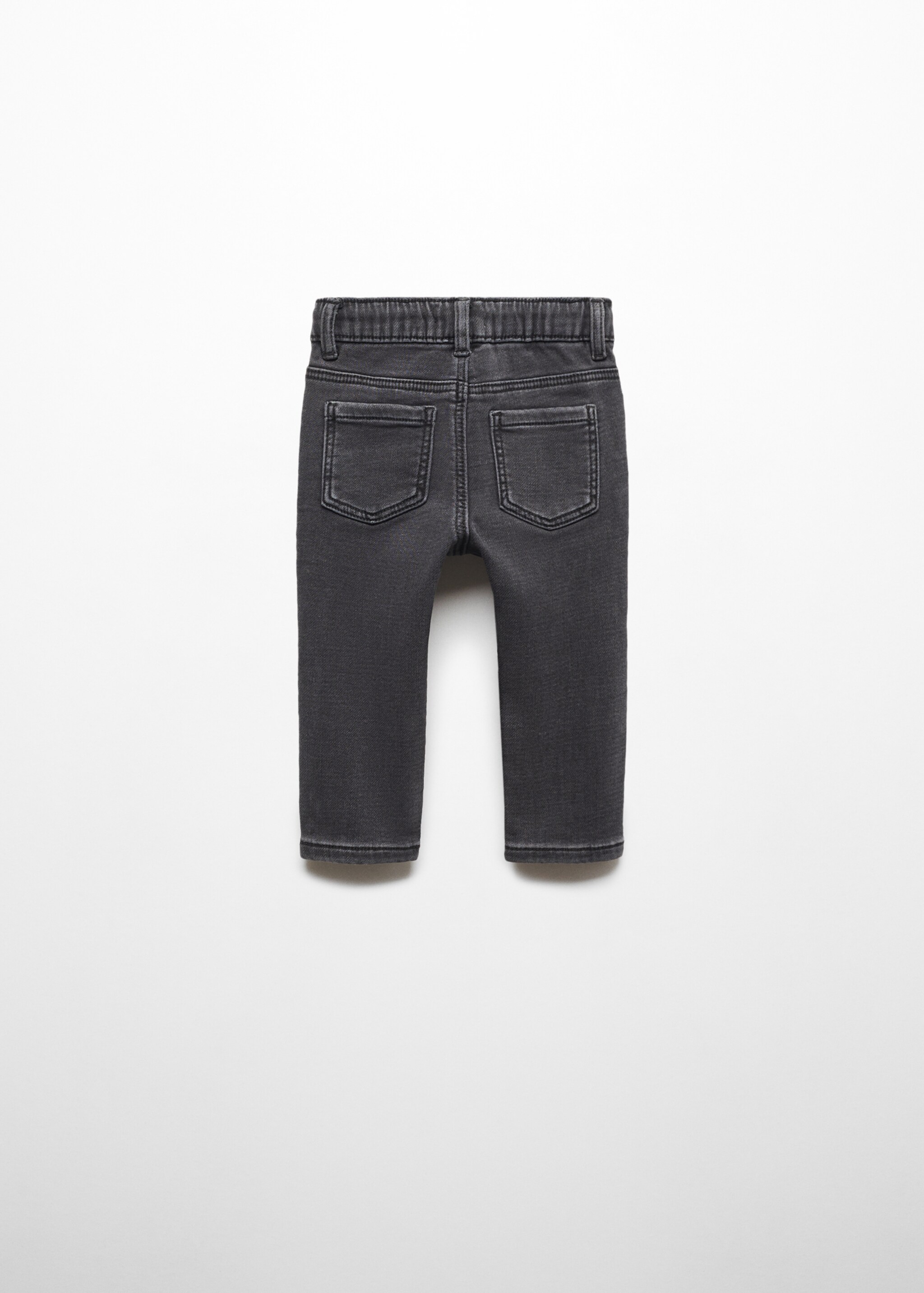 Jeans met elastische tailleband - Achterkant van het artikel