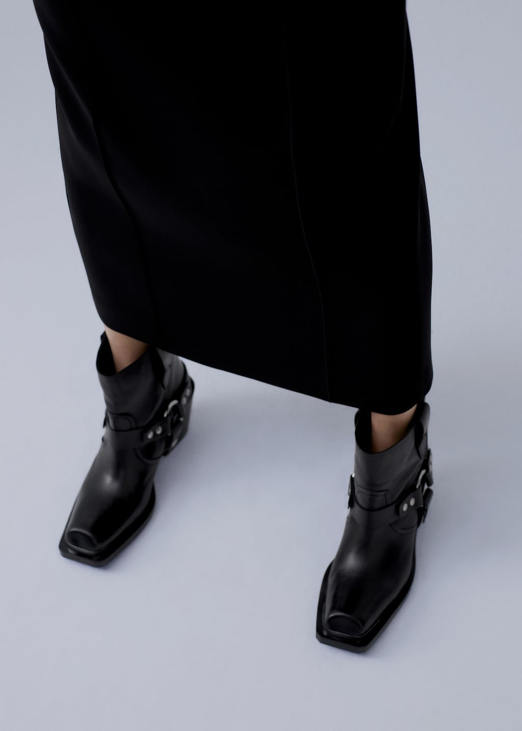 Buckle ankle boots deals