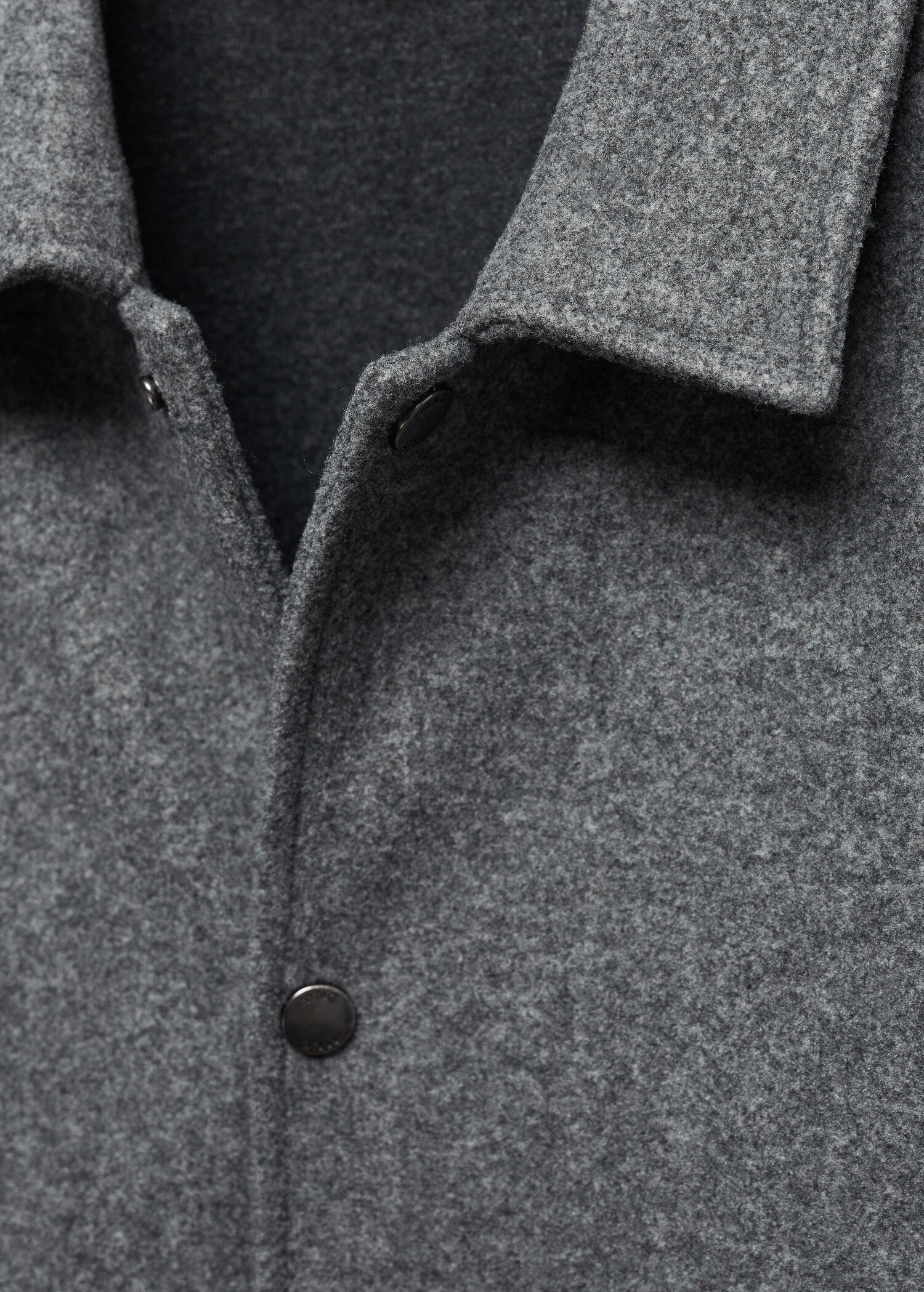 Snap buttons overshirt - Details of the article 8