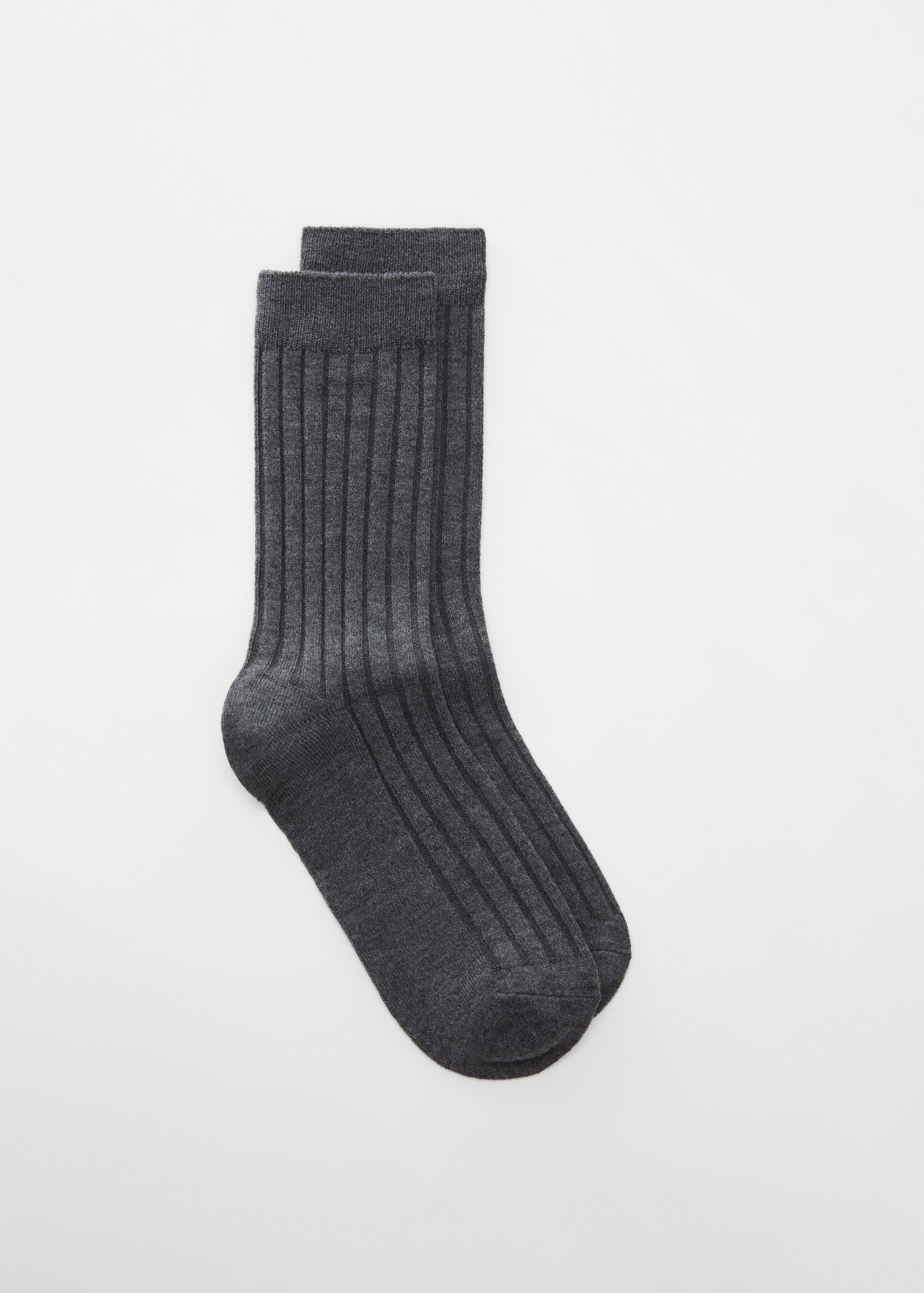 Calcetines canalé - Plano medio