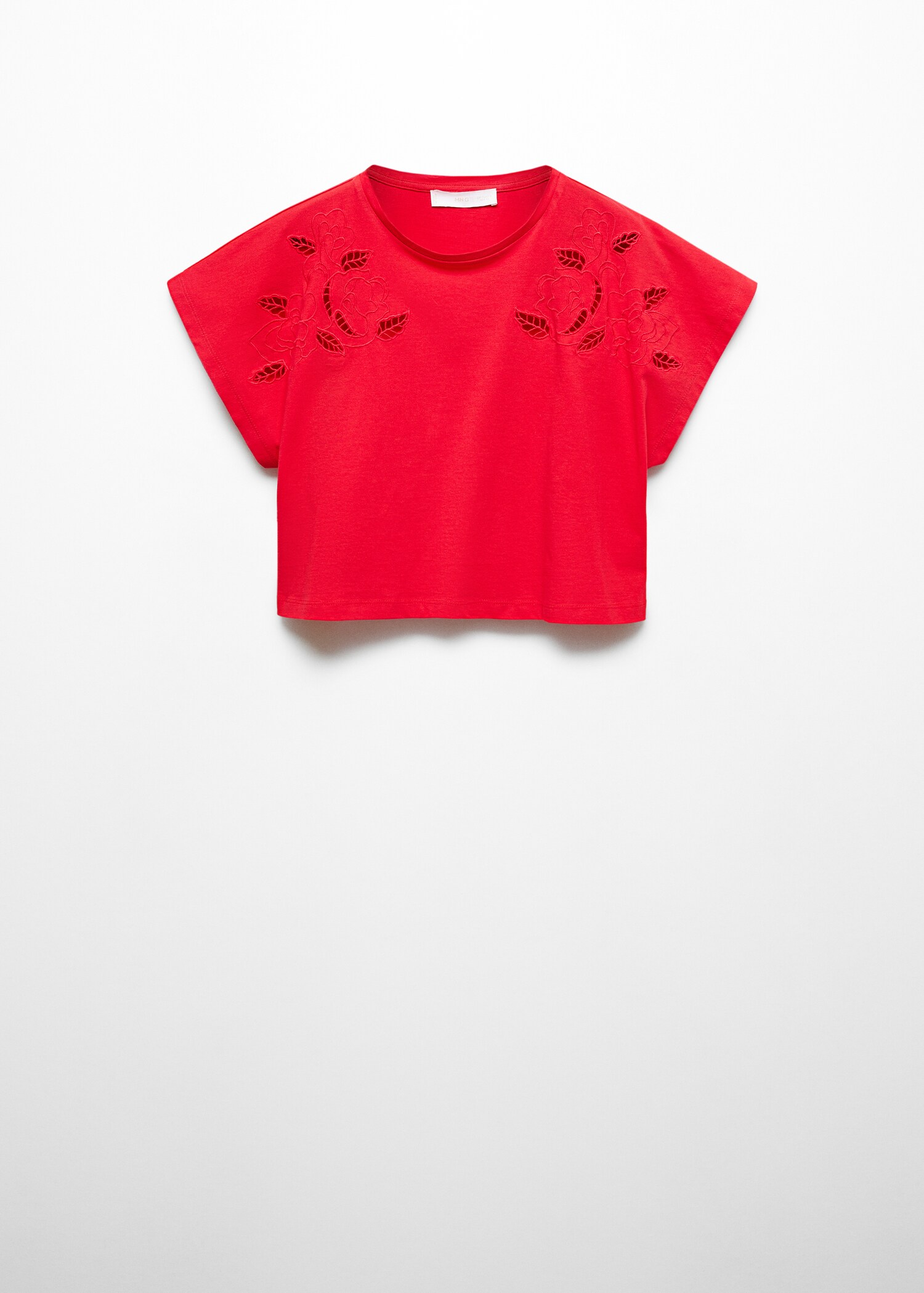 Camiseta algodón detalle bordado - Artículo sin modelo