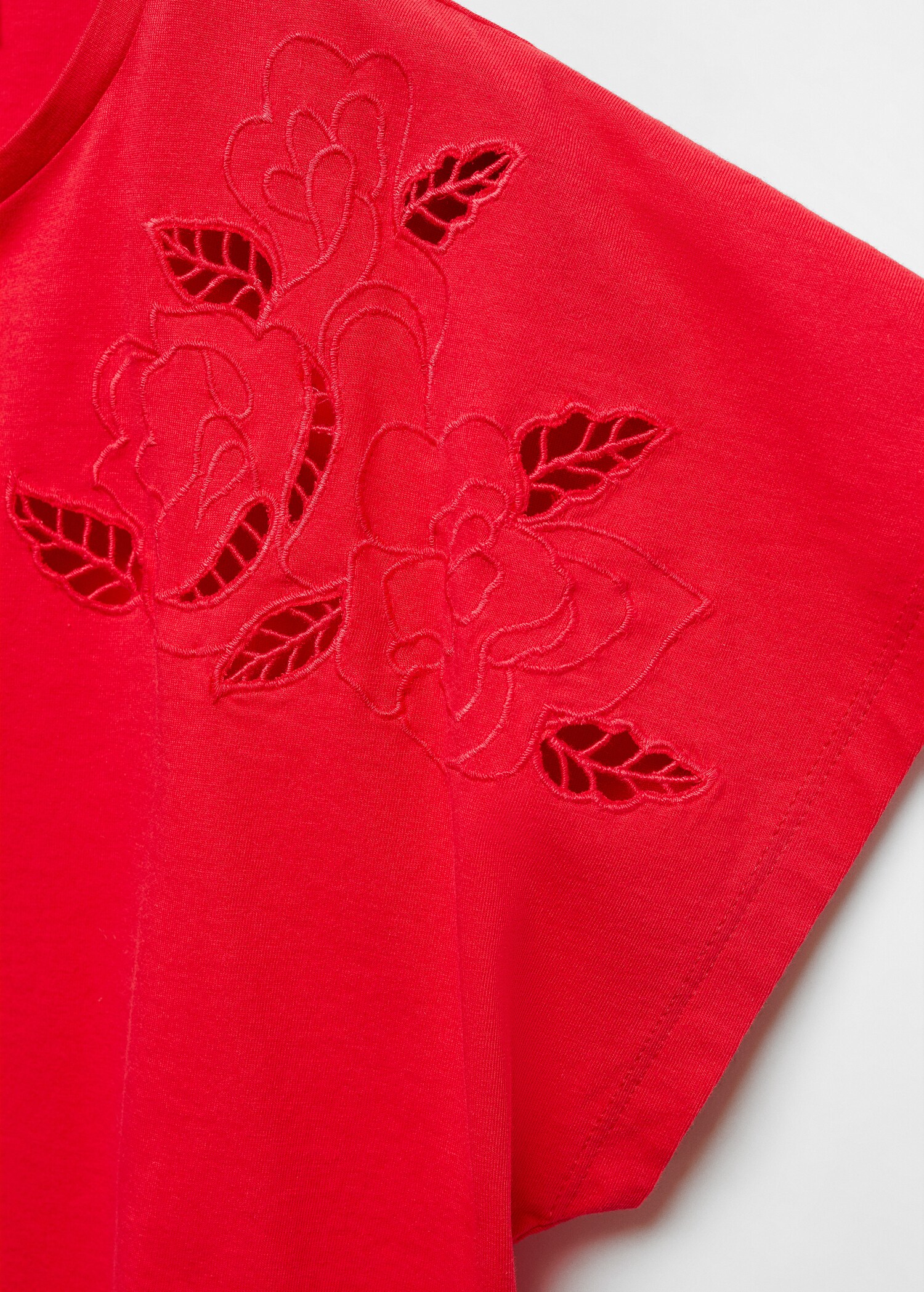Camiseta algodón detalle bordado - Detalle del artículo 8