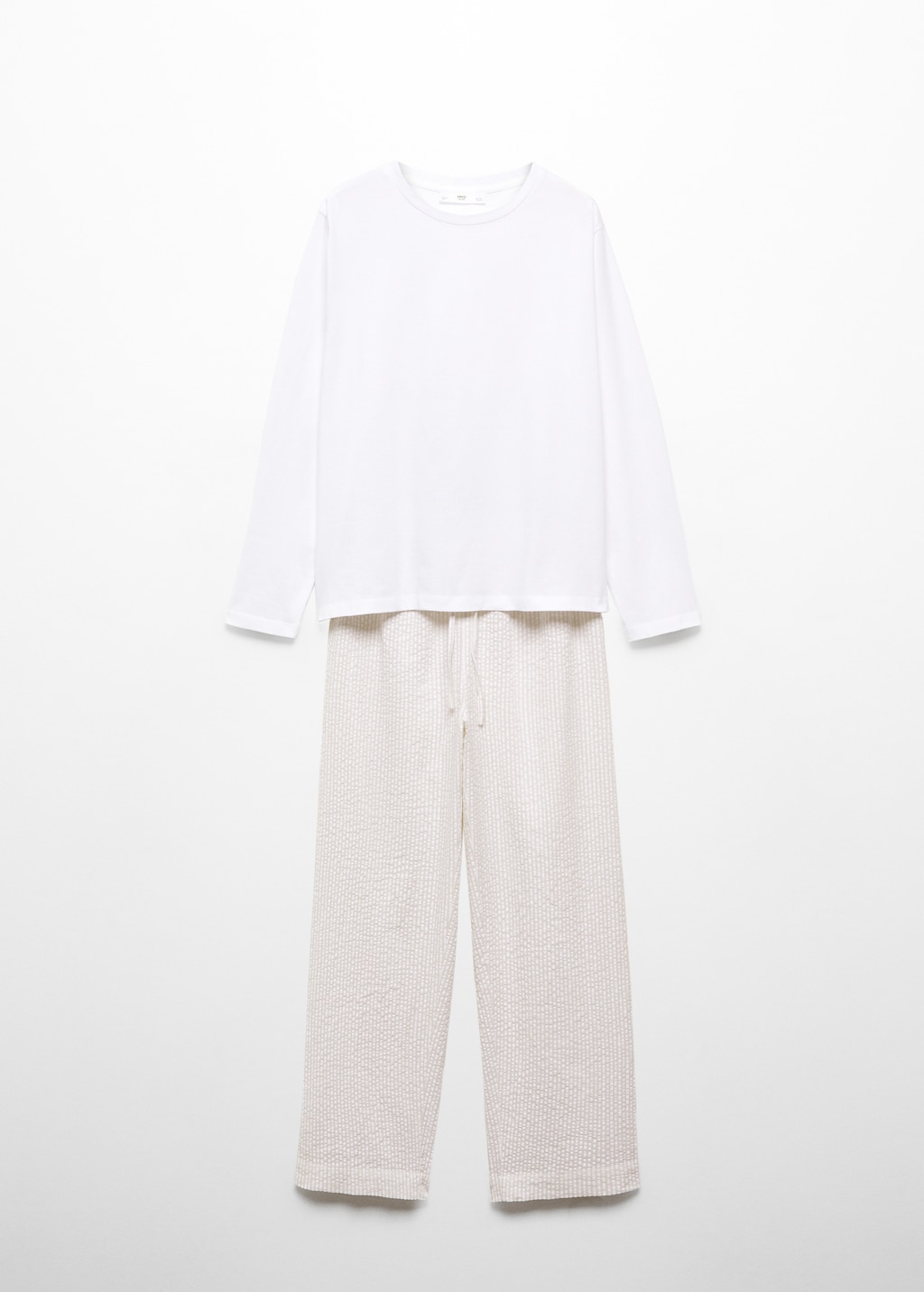 Two-piece striped cotton pyjamas - Women | MANGO OUTLET USA Two-piece striped cotton pyjamas - Women | MANGO OUTLET USA