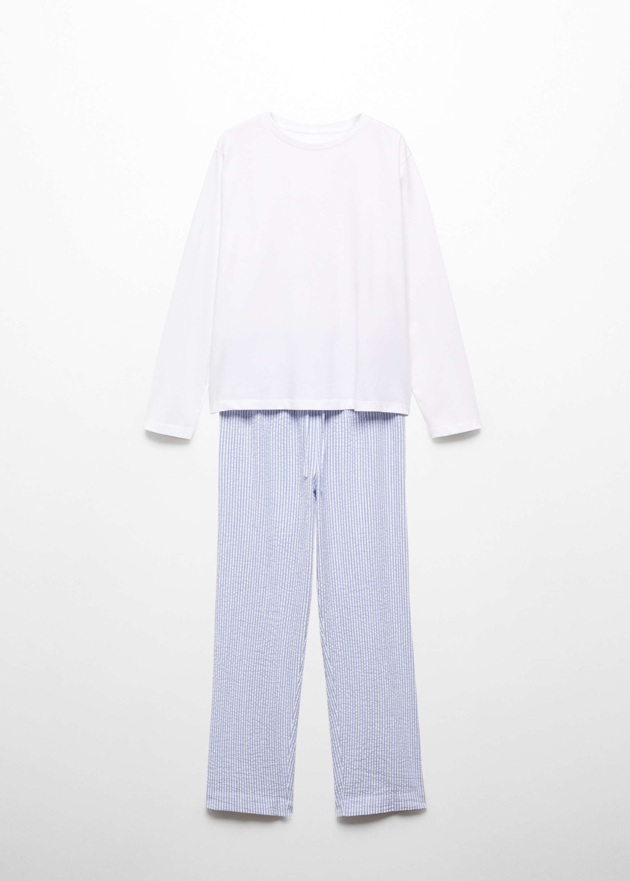 Pyjama deux pièces coton rayures - Article sans modèle
