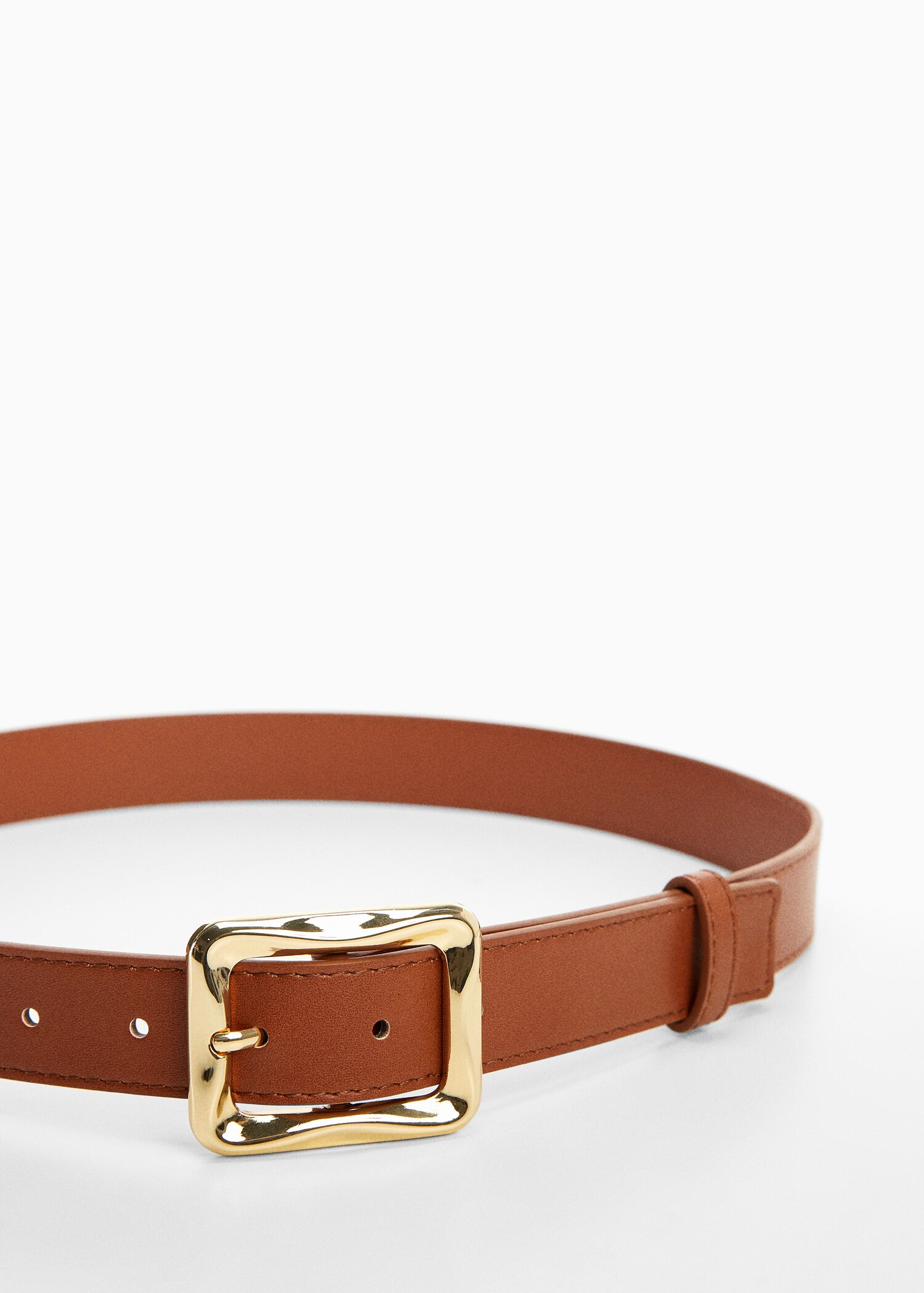 Ceinture boucle irrégulière - Plan moyen