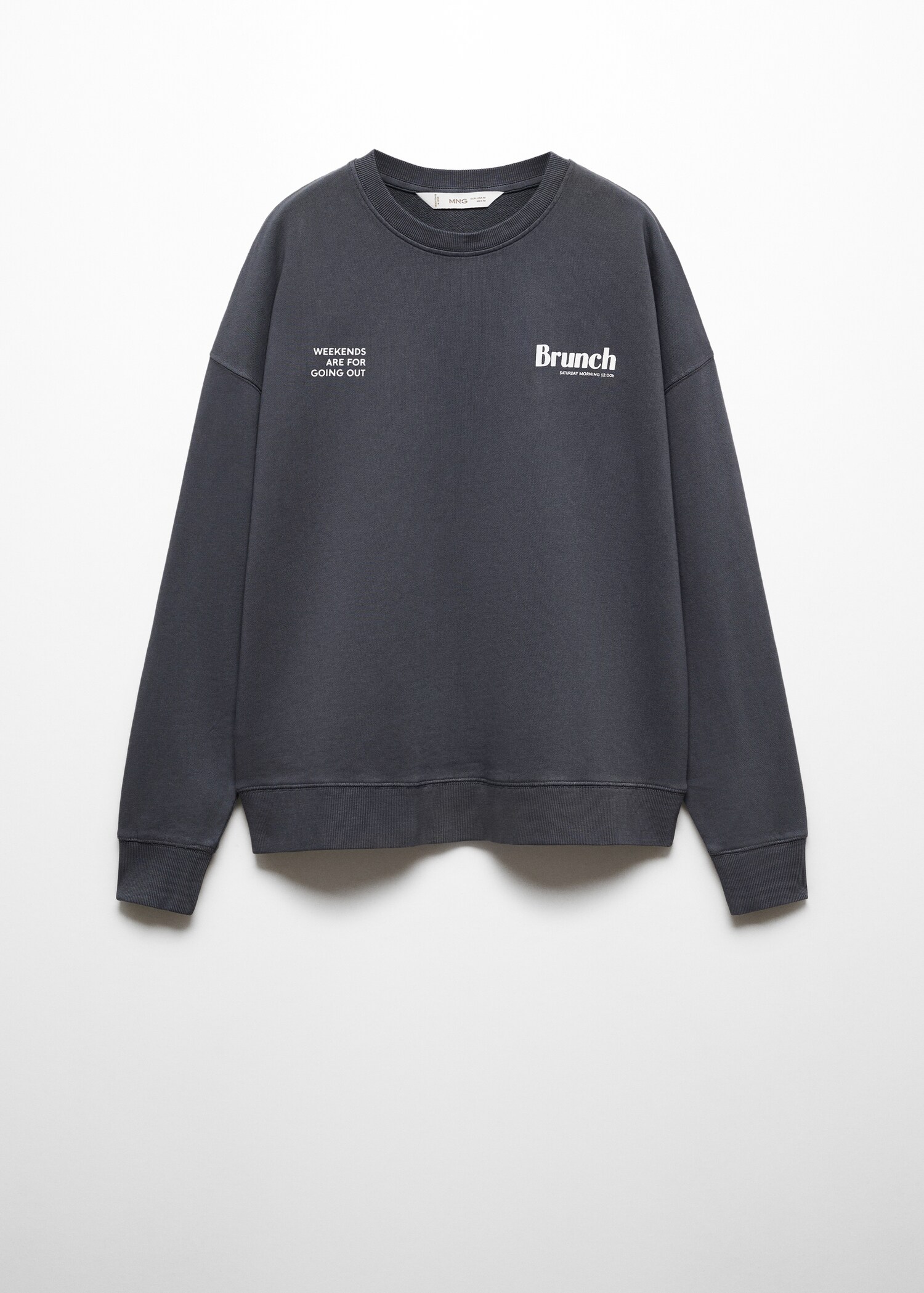 Sudadera mensaje estampado - Artículo sin modelo