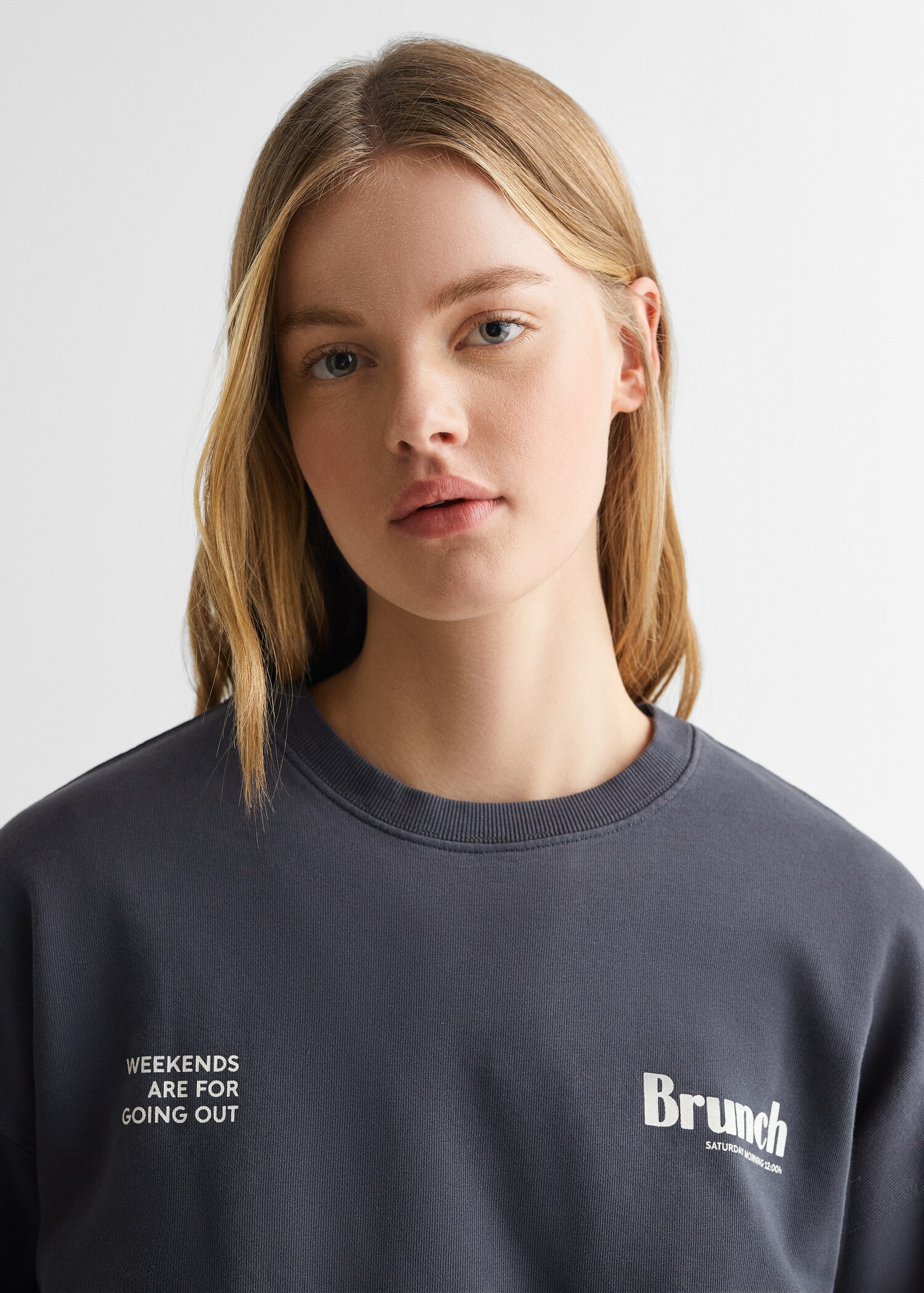 Sudadera mensaje estampado - Detalle del artículo 1