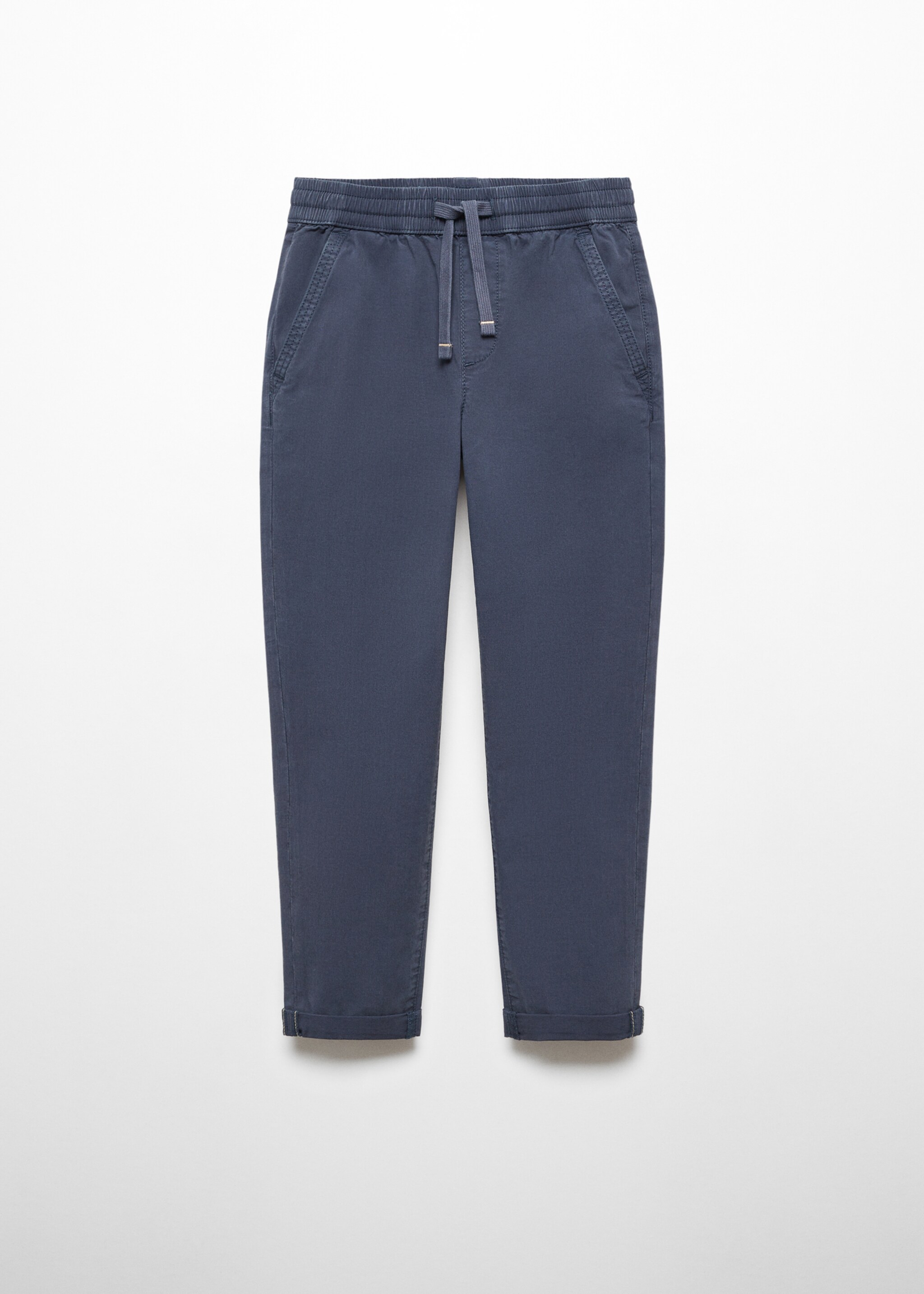 Cotton jogger-style trousers - Article without model