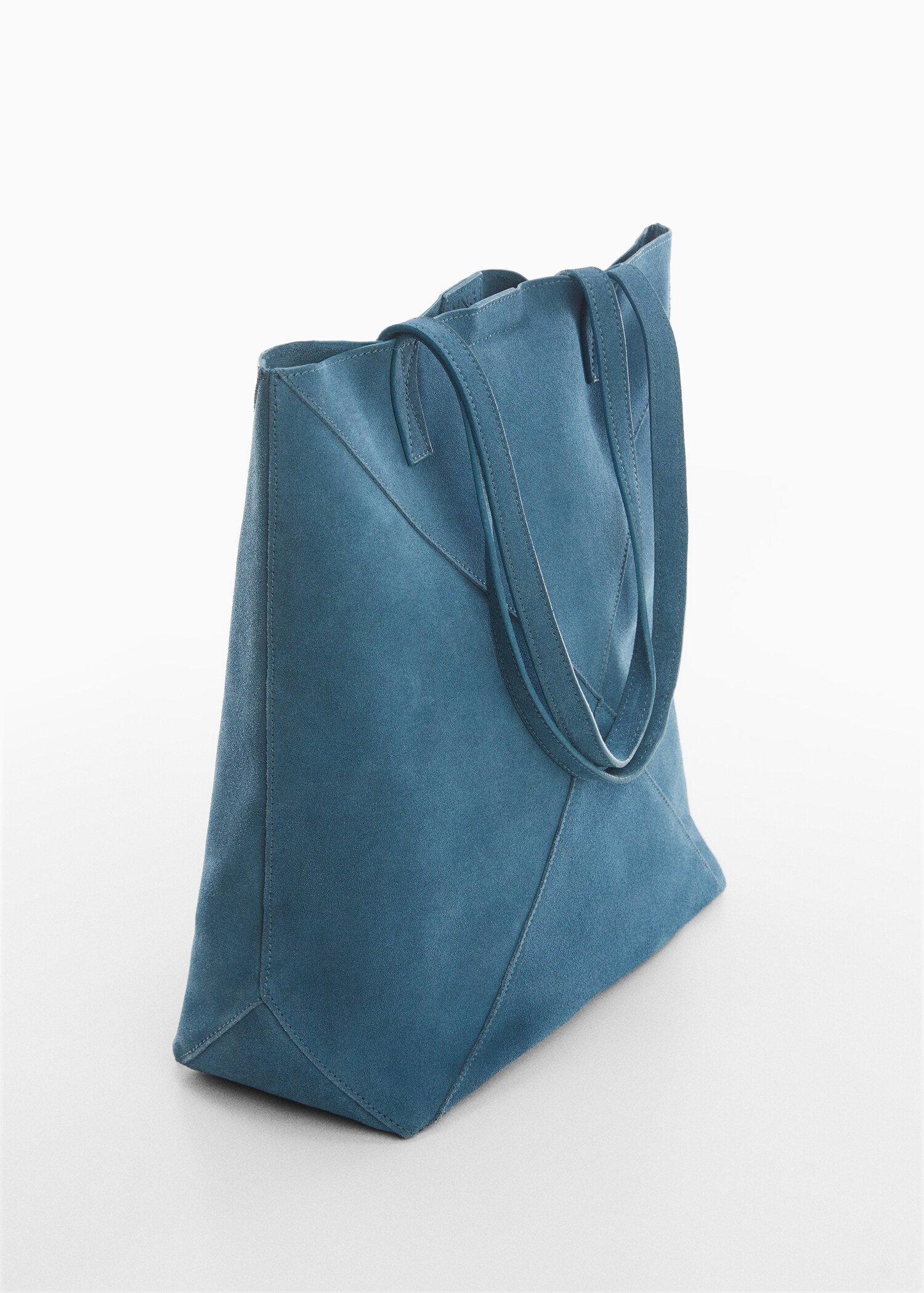 Shopper-Bag aus Leder - Mittlere Ansicht