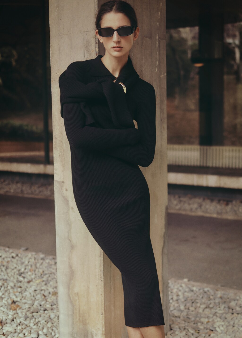 マメクロゴウチ　rib jagard pedict knit dress Mame Kurogouchi/マメ クロゴウチ】より20SSモデルRib Jacquard