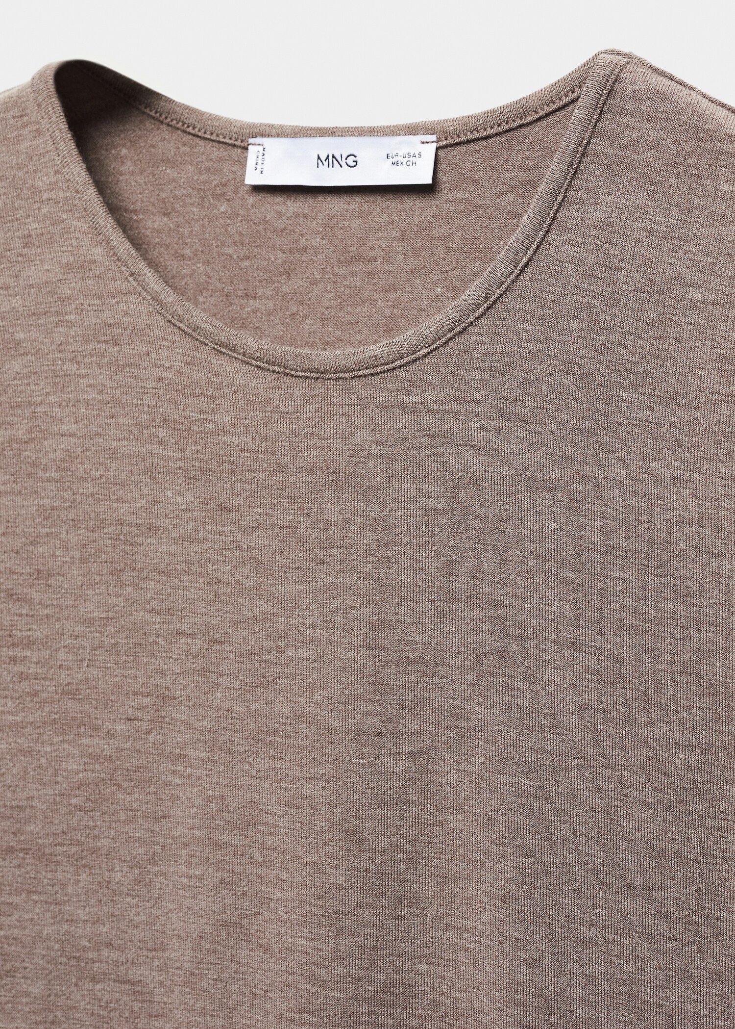 Strick-T-Shirt mit Rundhals - Detail des Artikels 8