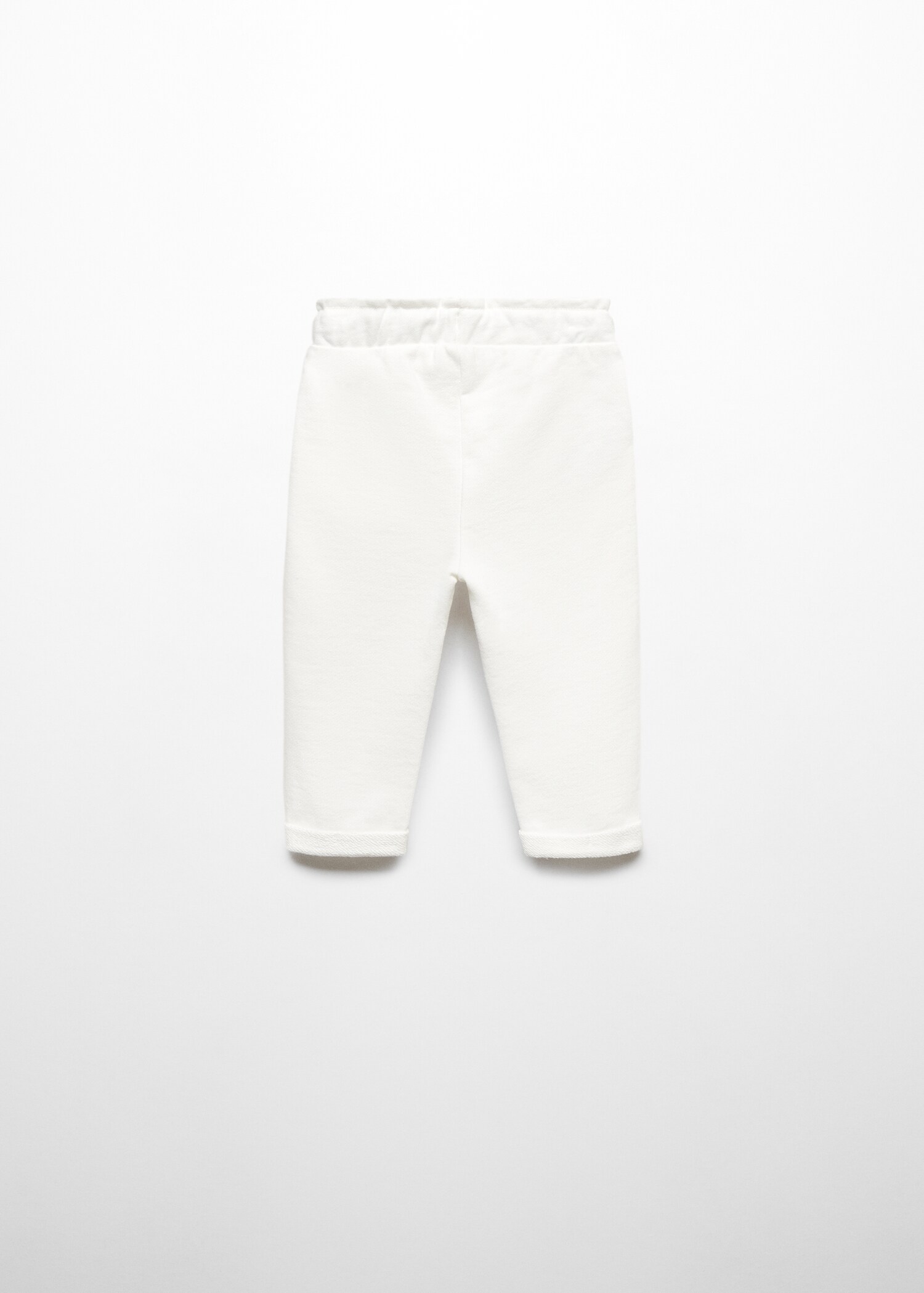 Cotton jogger-style trousers - Reverse of the article