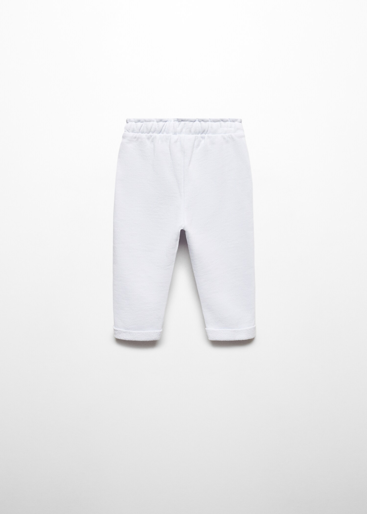 Cotton jogger-style trousers - Reverse of the article