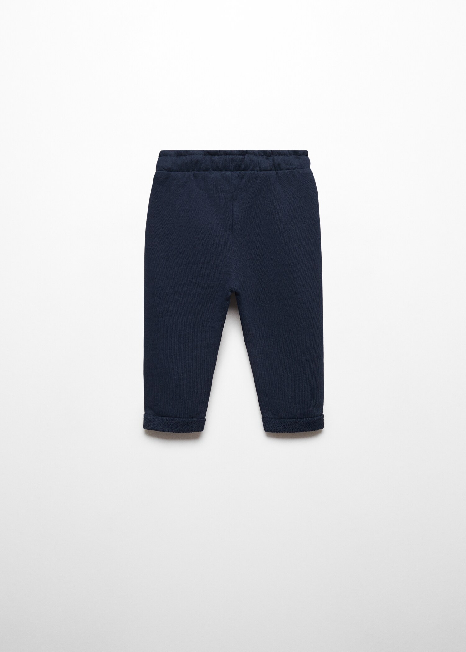 Cotton jogger-style trousers - Reverse of the article