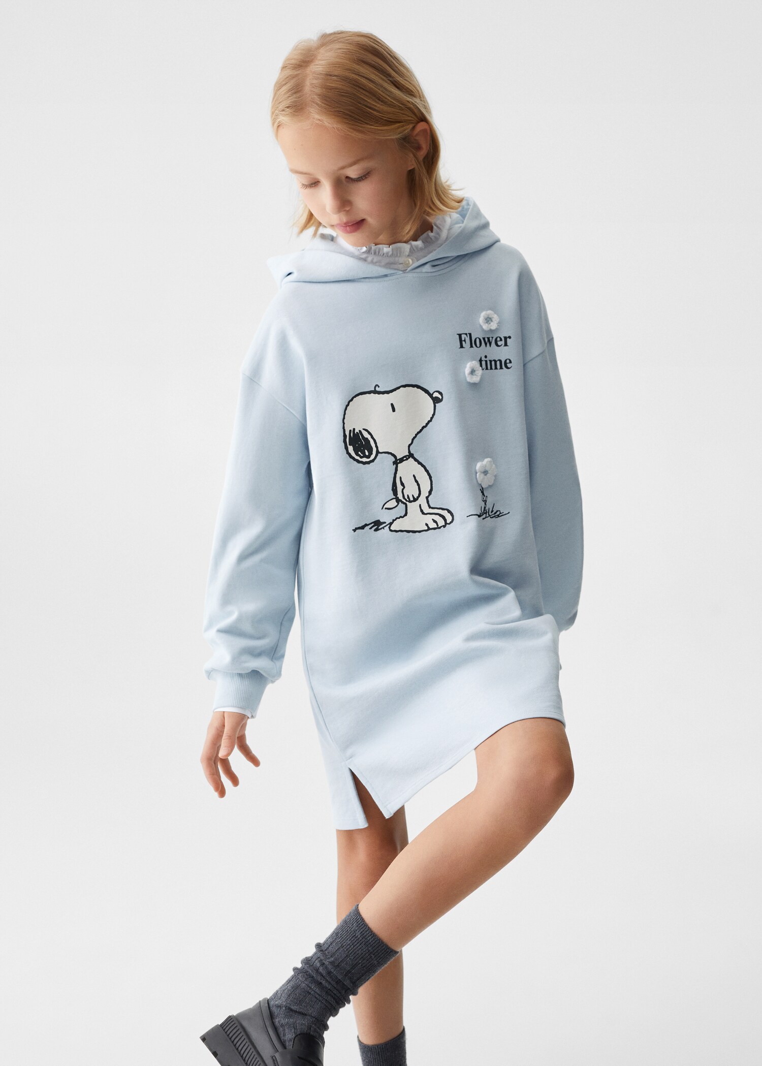 Vestido sudadera Snoopy - Plano medio
