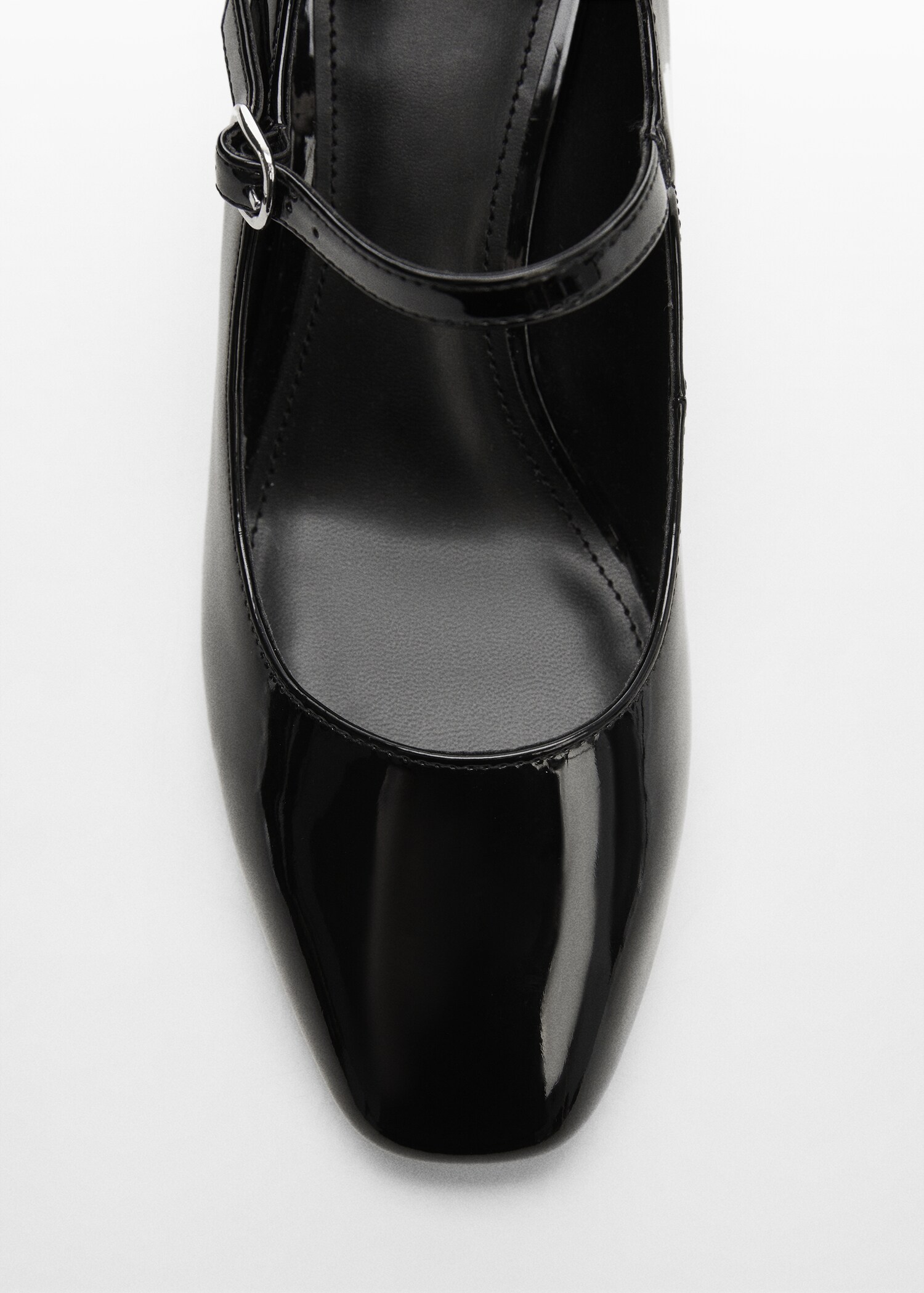 Patent leather-effect heeled shoes - Details of the article 2