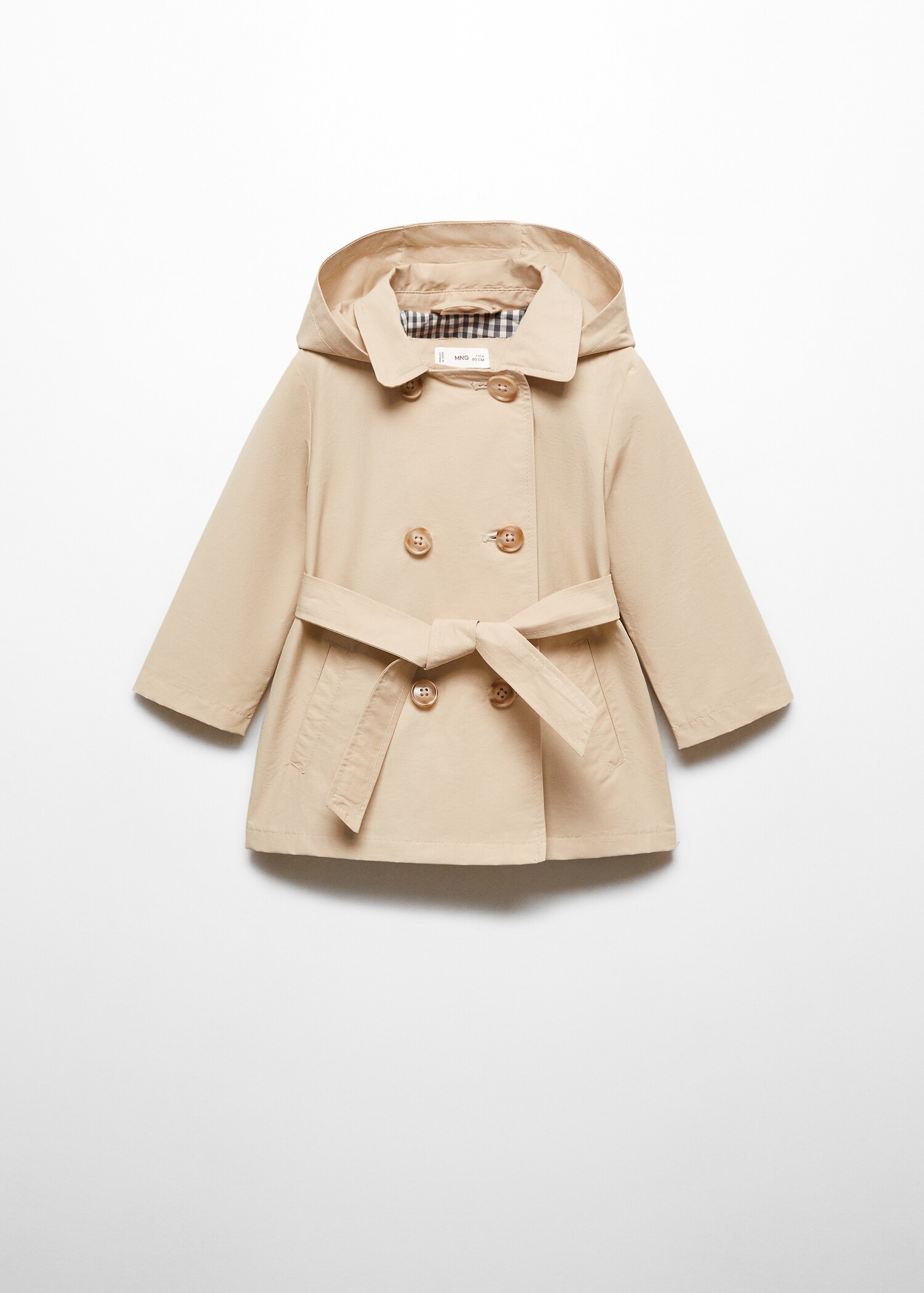 Double-breasted trench coat - Article without model