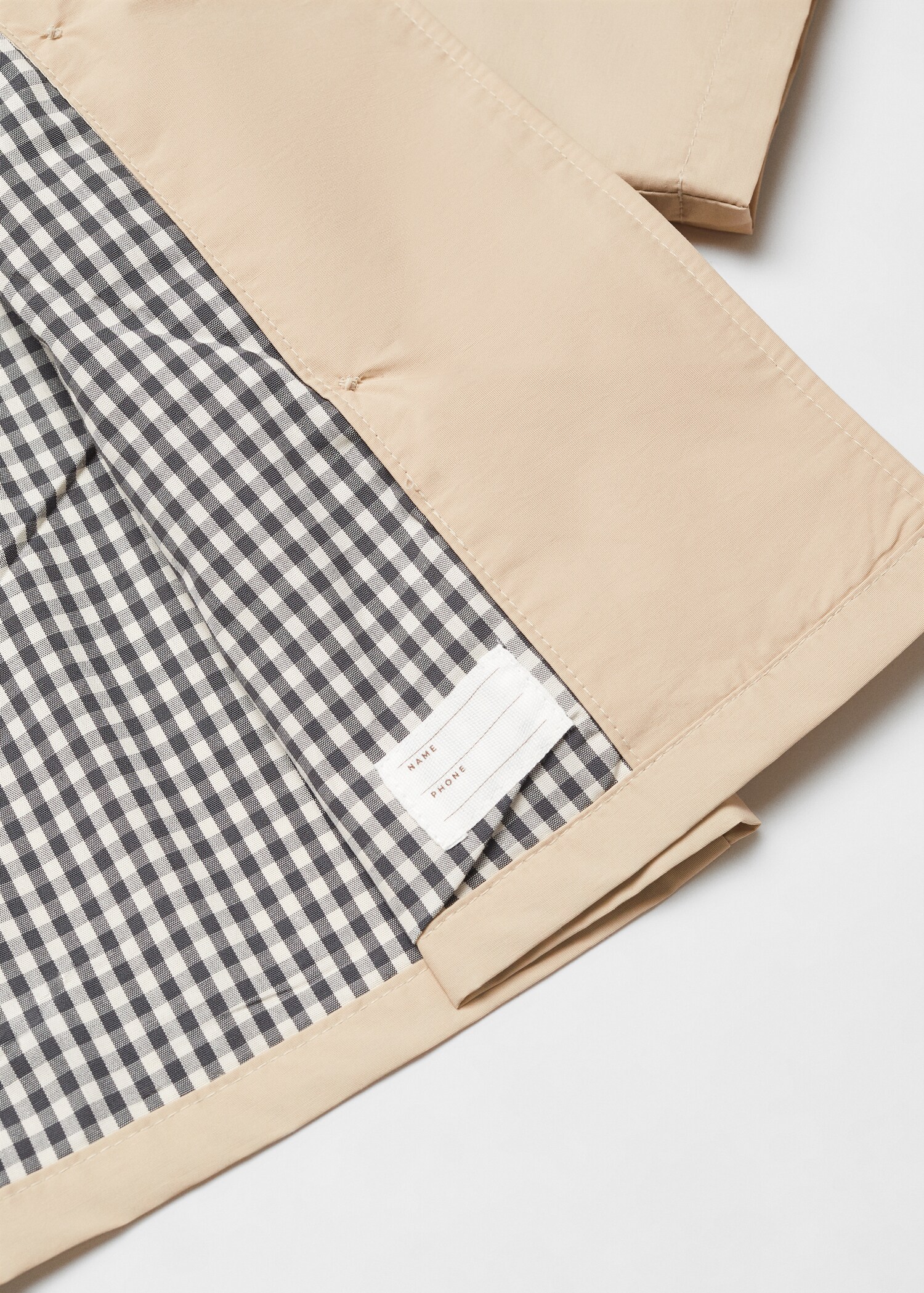 Double-breasted trench coat - Details of the article 0