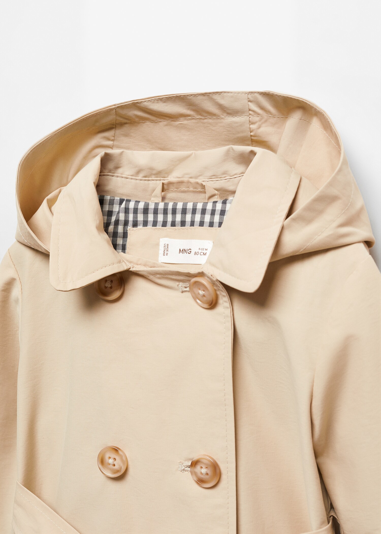 Double-breasted trench coat - Details of the article 8