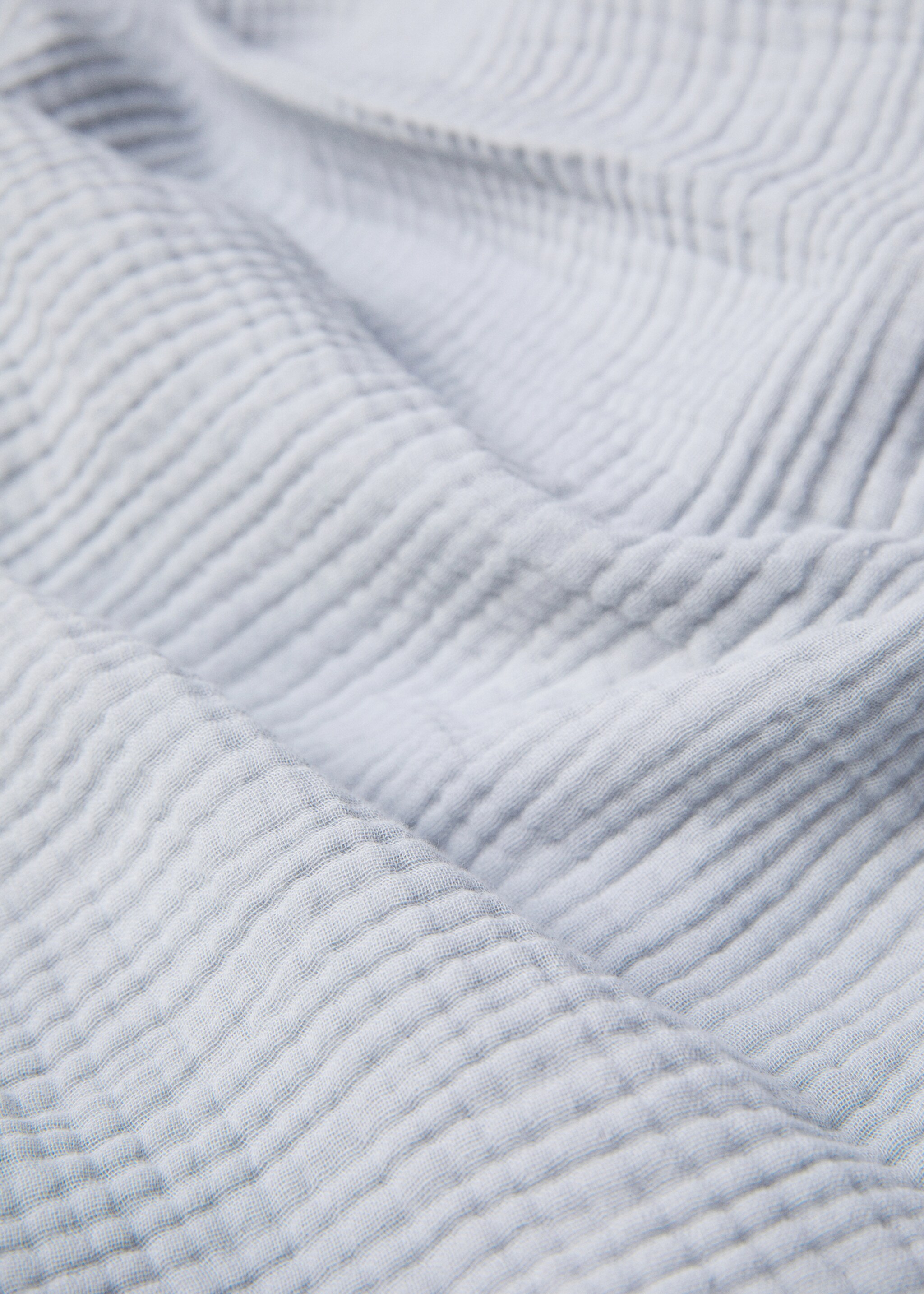 Cotton gauze duvet cover for king bed - Details of the article 2