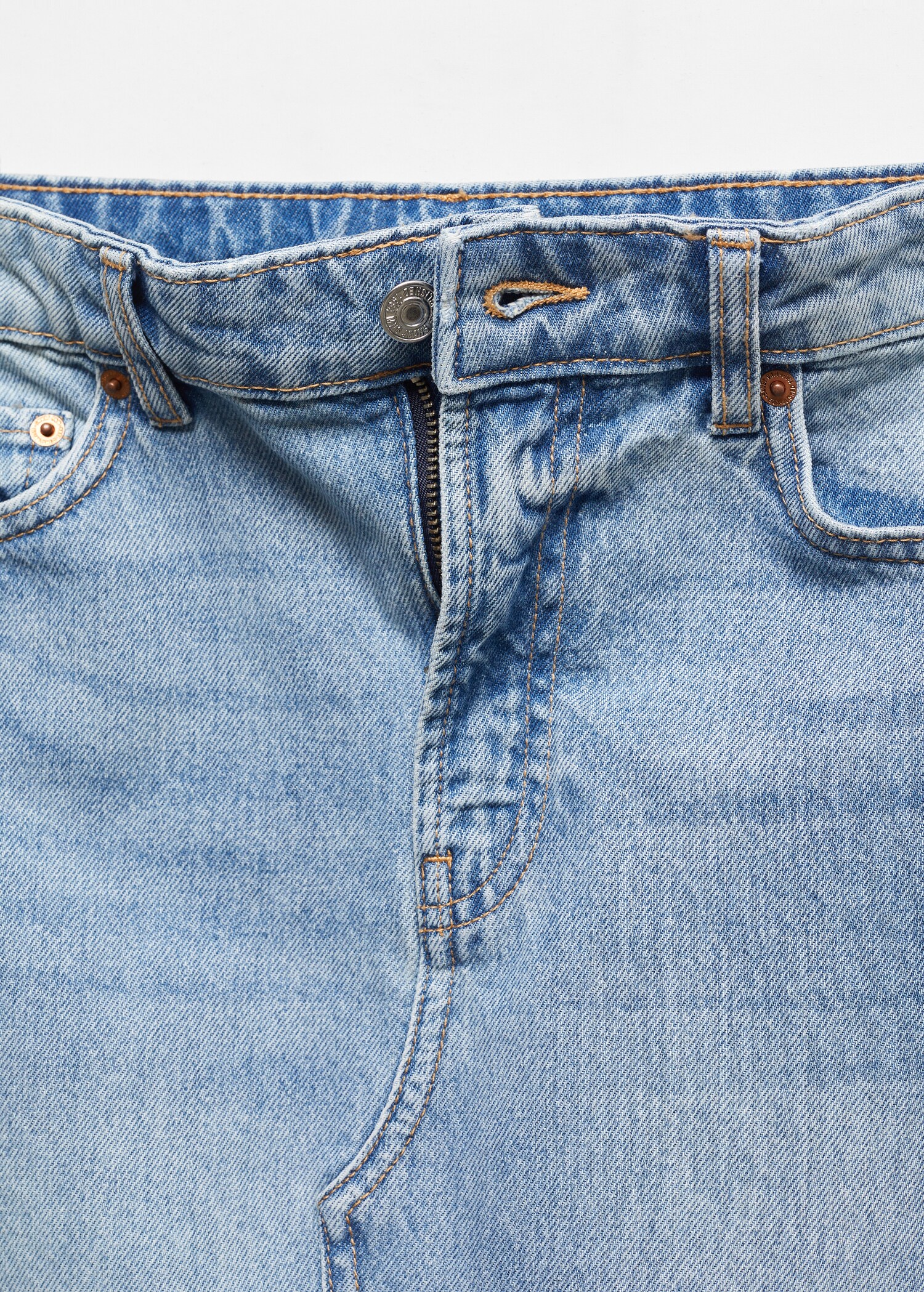 Denim midi-skirt - Details of the article 8