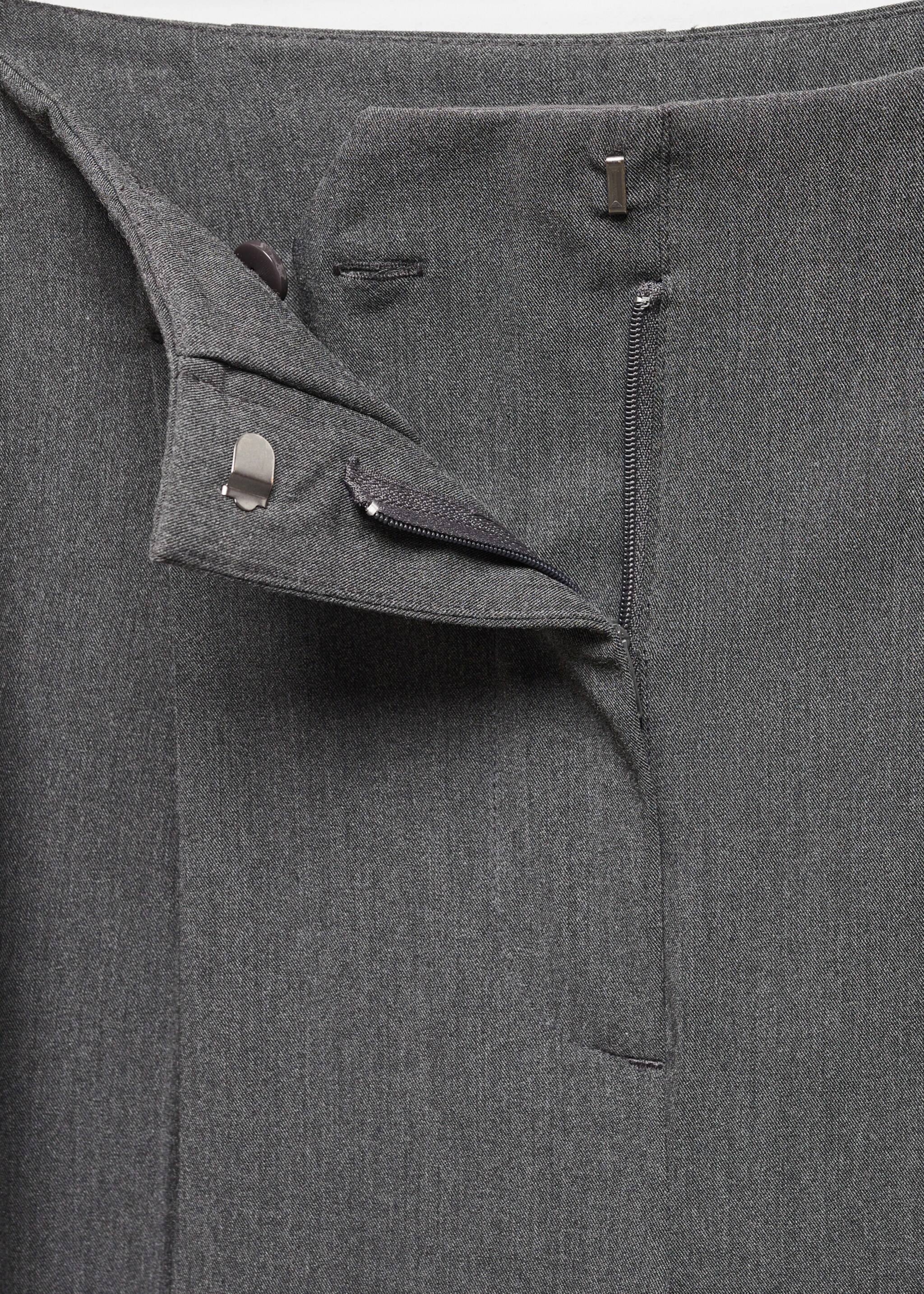Wideleg pleated trousers - Details of the article 8