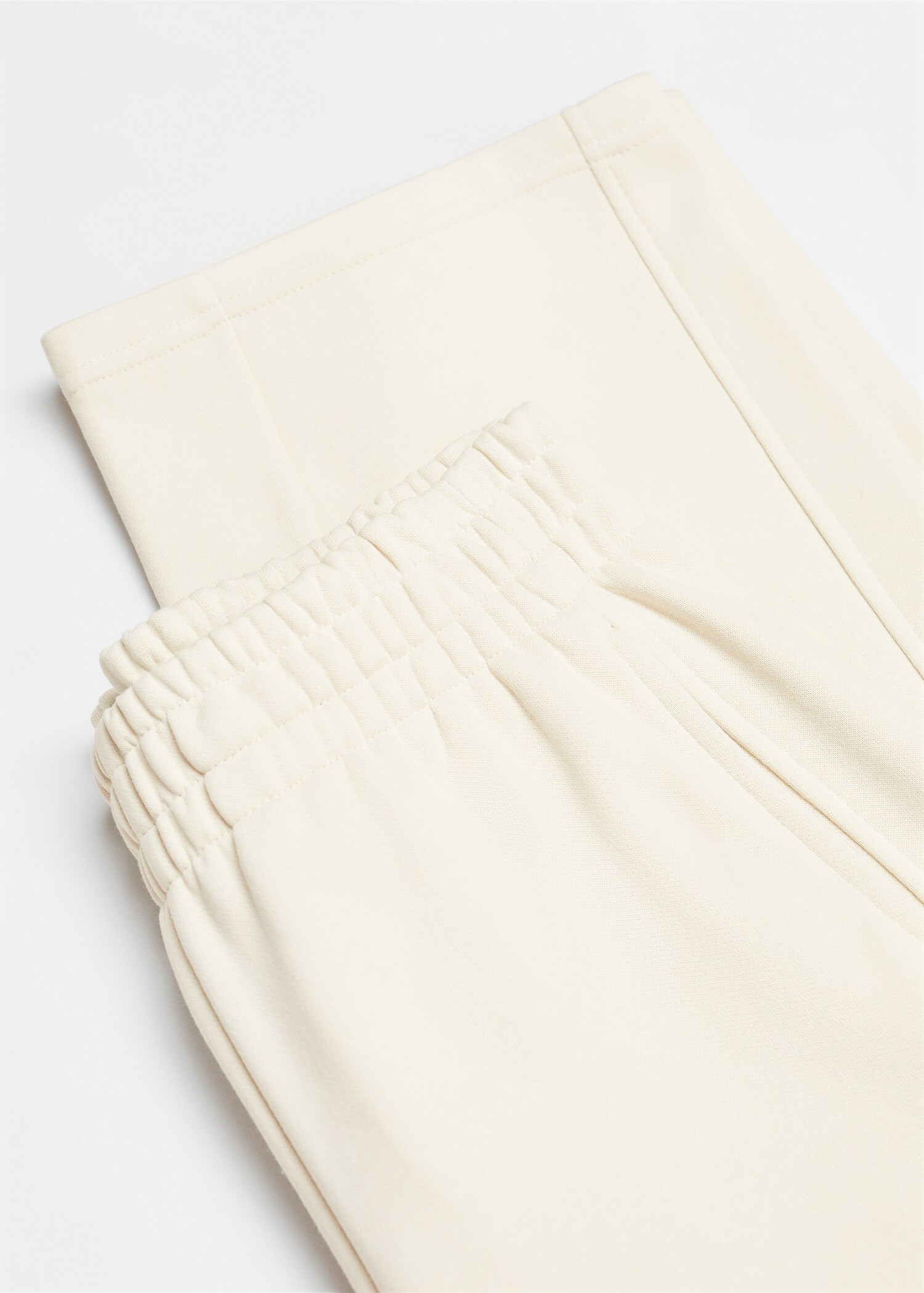 Cotton jogger-style trousers - Details of the article 8