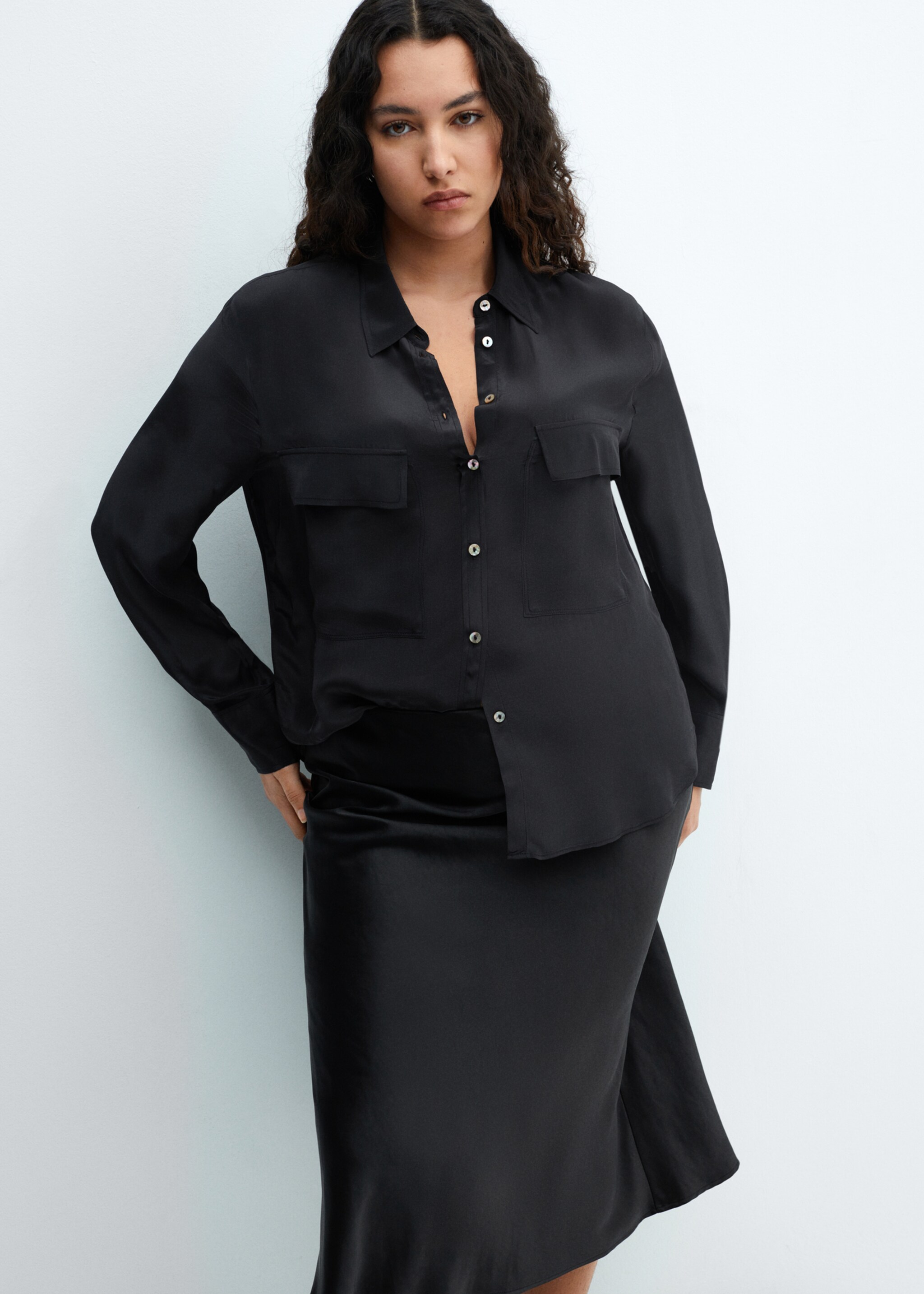 Pockets flowy shirt - Details of the article 5