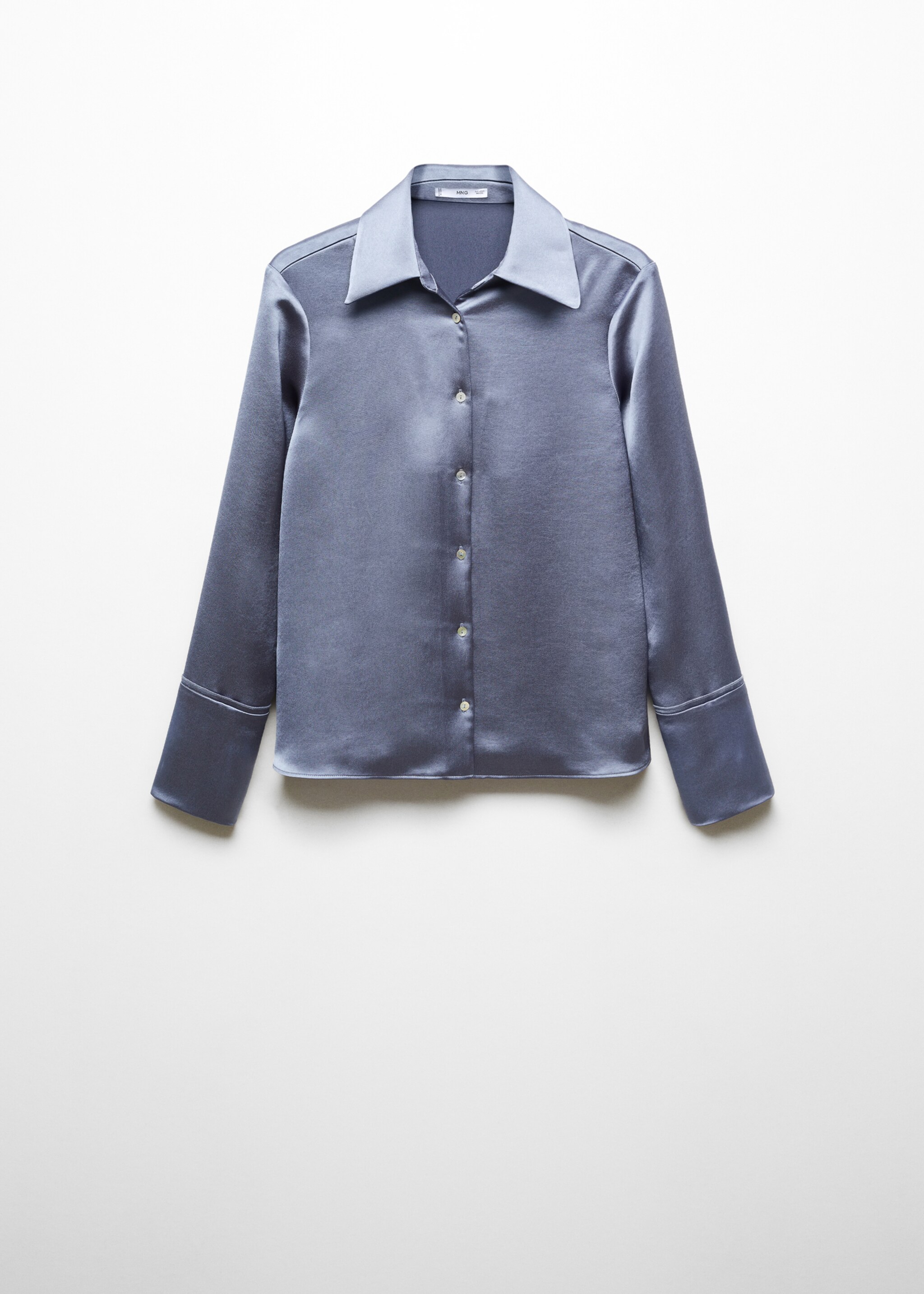 Satin buttoned shirt - Article without model