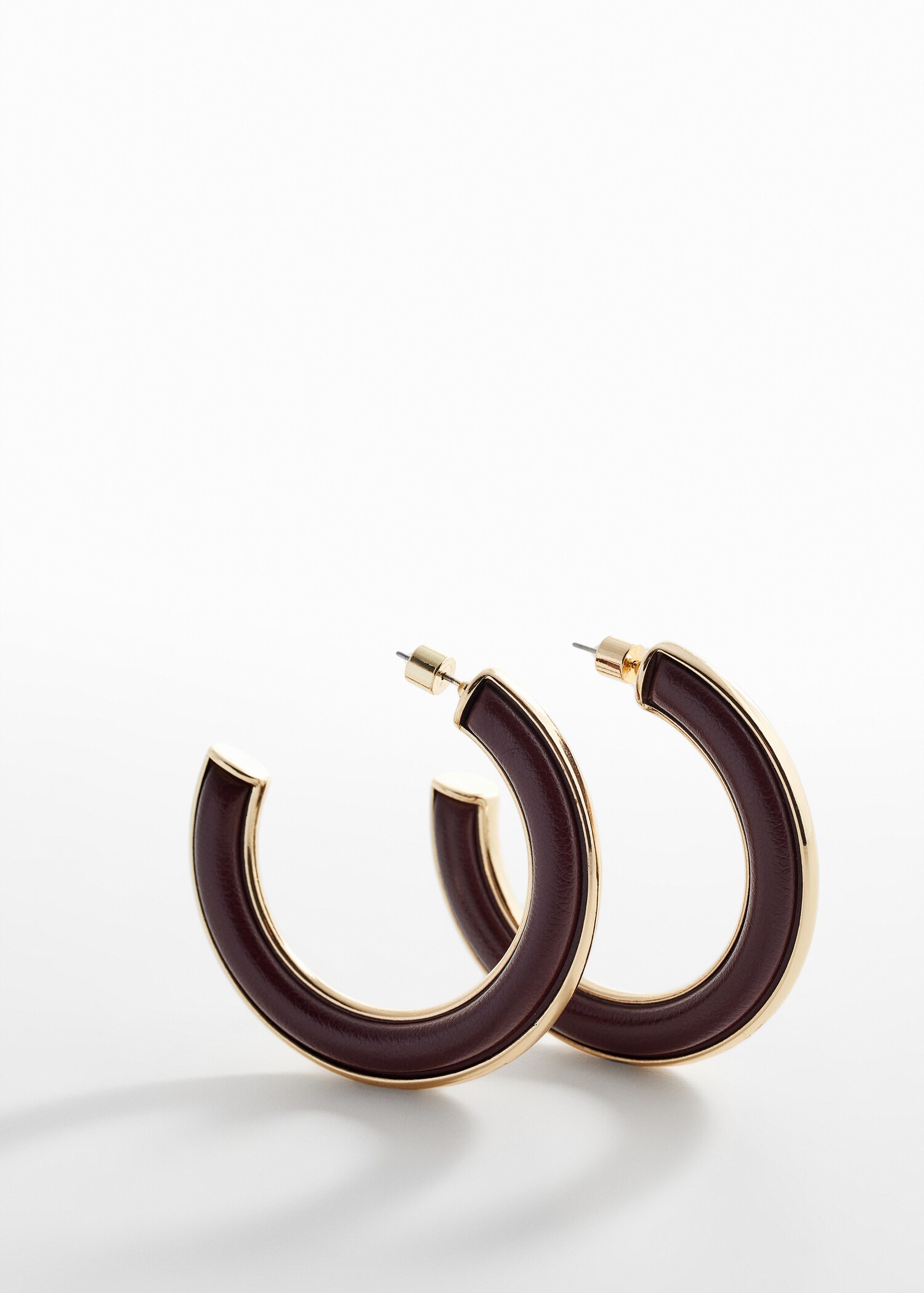 Pendientes aros bicolor - Plano medio