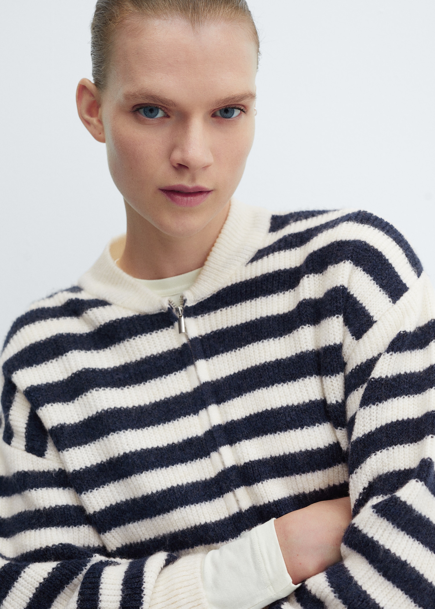 Cardigan maglia zip Donna MANGO OUTLET Italia