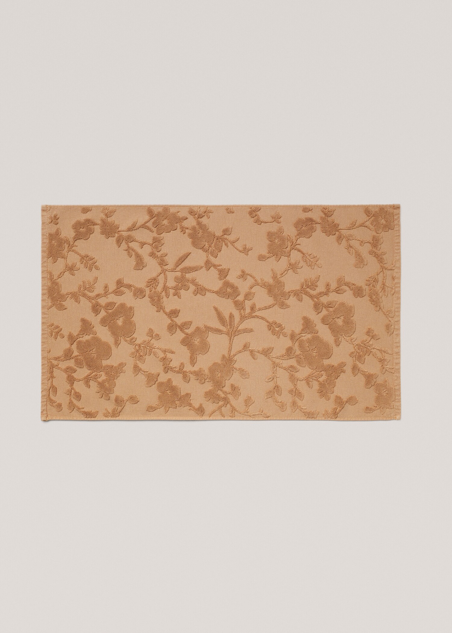 Tappeto da bagno jacquard fiore 50x70 cm - Articolo senza modello